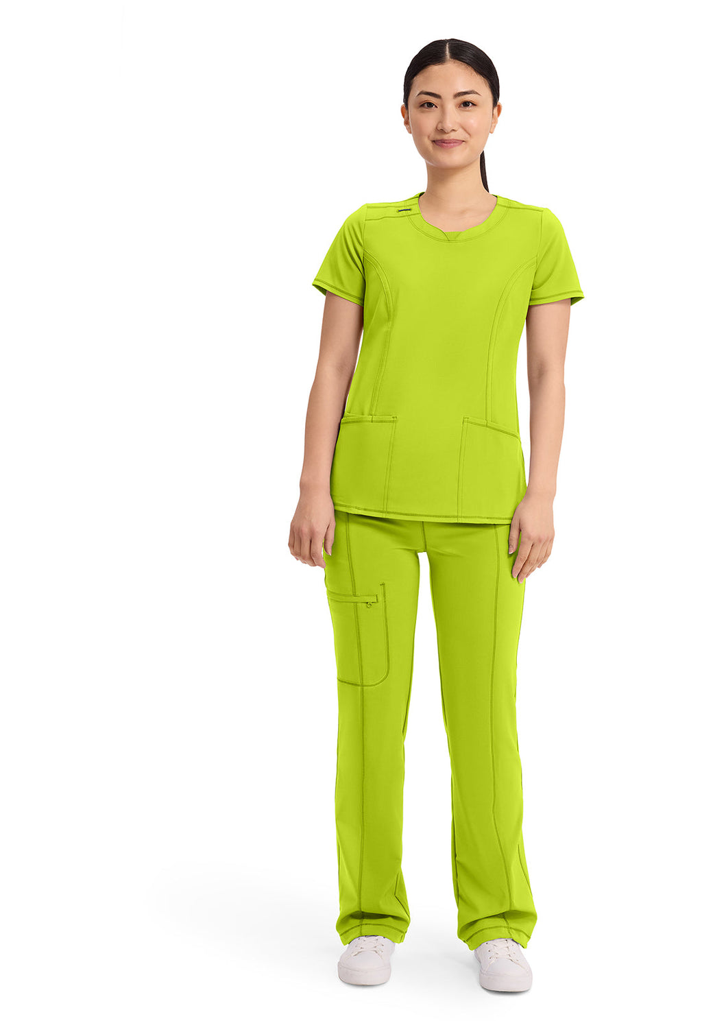 Classics 2624A Round Neck Top Lime Time