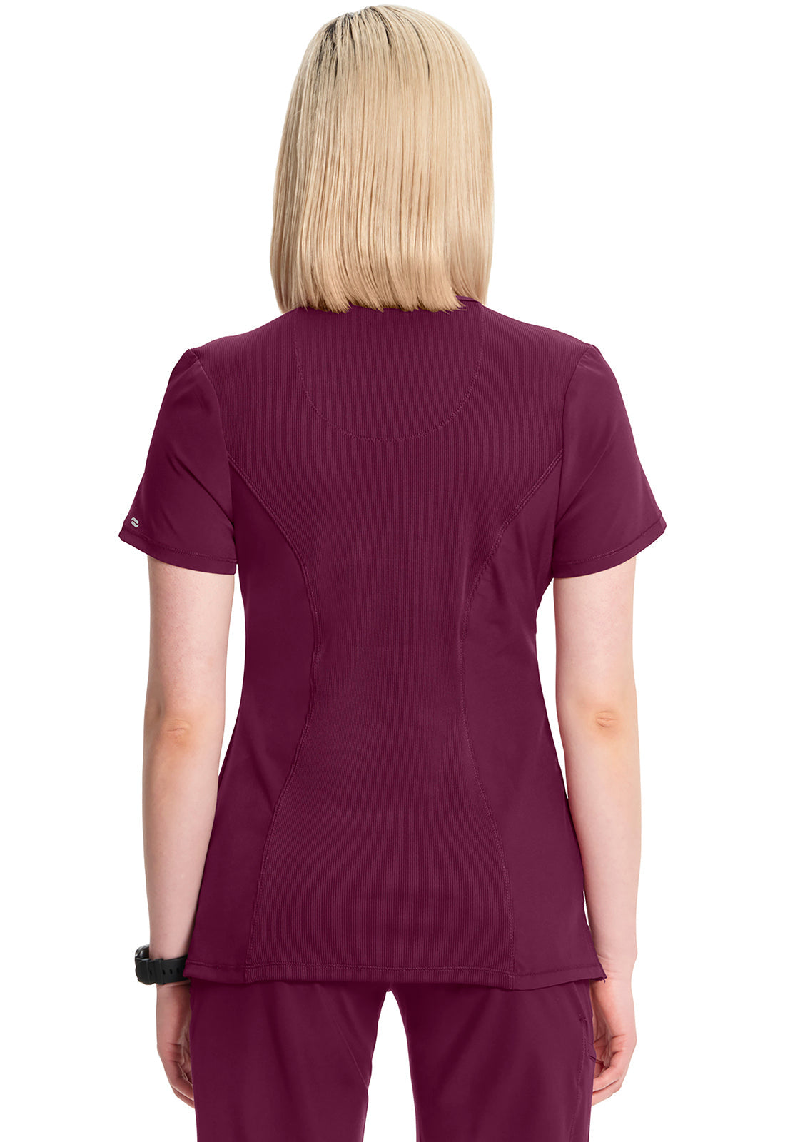Infinity 2624A Women's Round Neck Scrub Top Wine