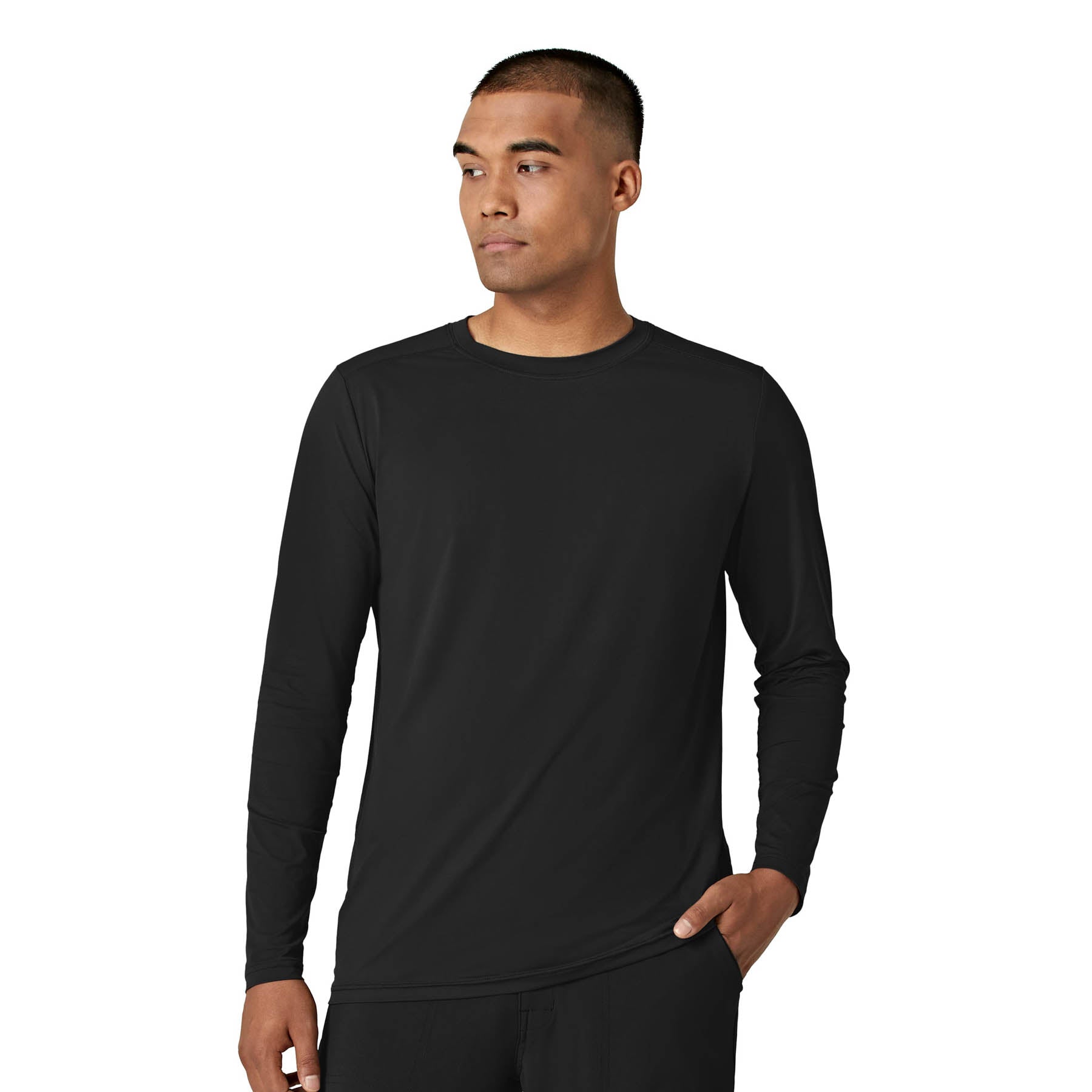 Layers 2629 Men's Performance Long Sleeve Tee Black