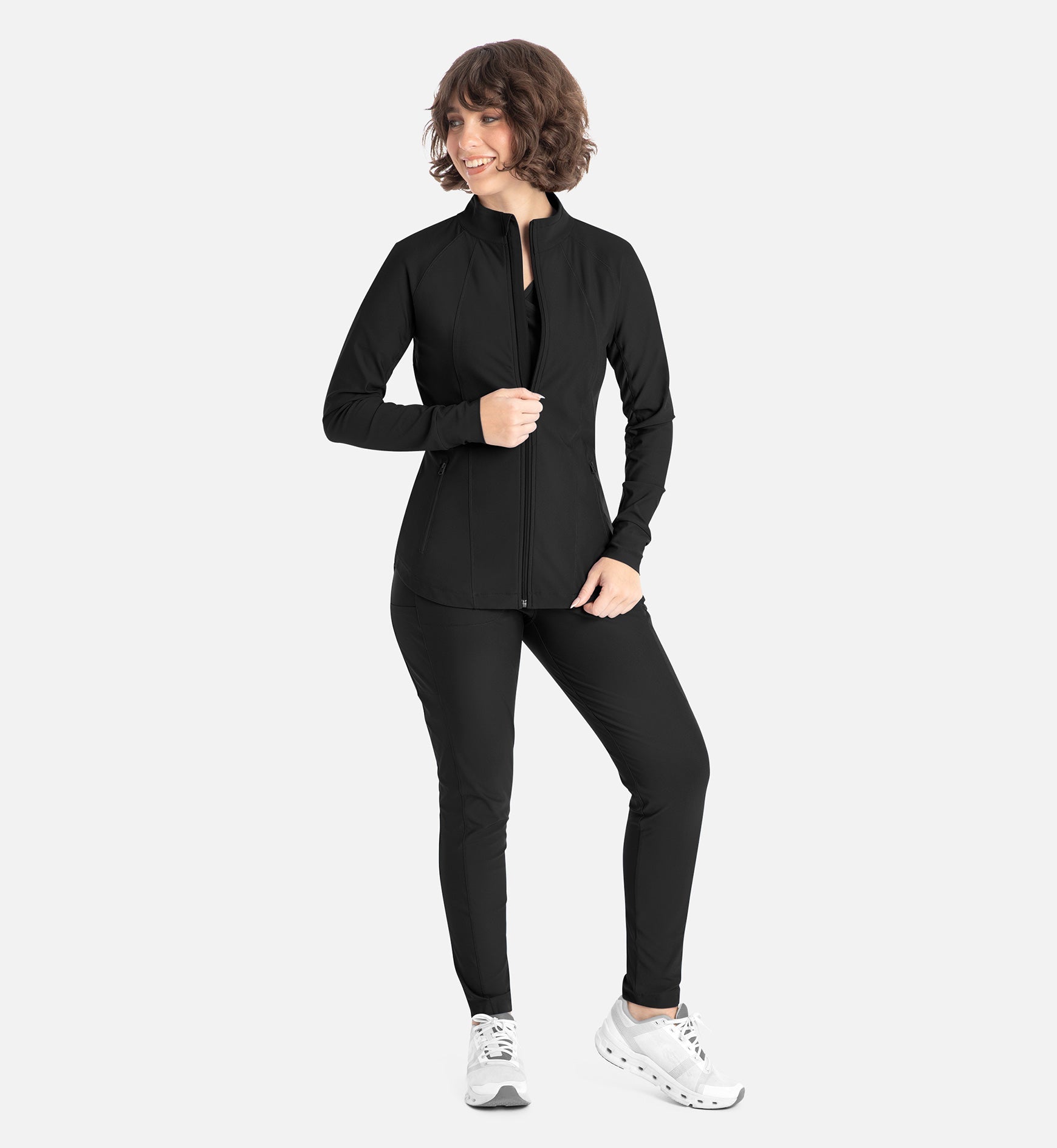 Embrace 2701 Eden Full Zip Track Jacket Black