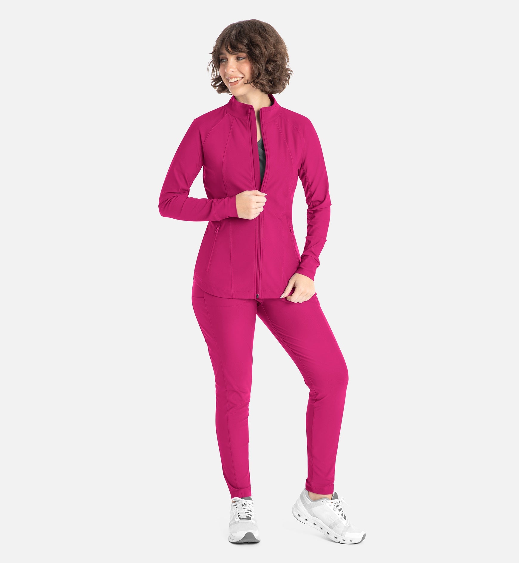 Embrace 2701 Eden Full Zip Track Jacket Bold Fuchsia