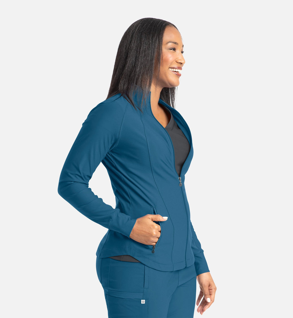 Embrace 2701 Eden Full Zip Track Jacket Caribbean Blue