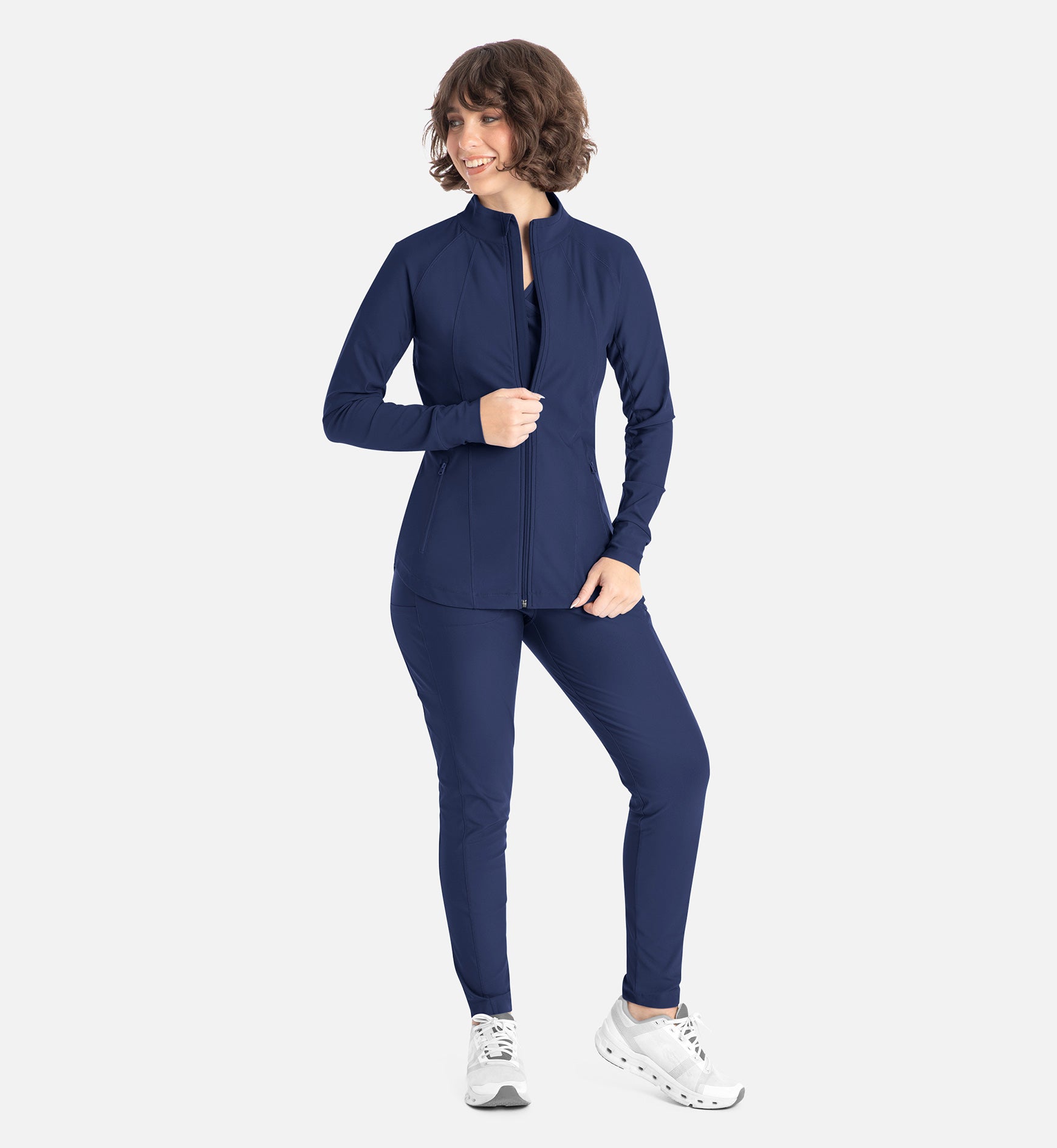 Embrace 2701 Eden Full Zip Track Jacket Navy