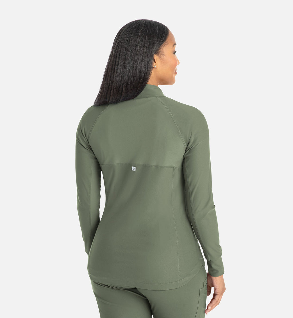 Embrace 2701 Eden Full Zip Track Jacket Olive