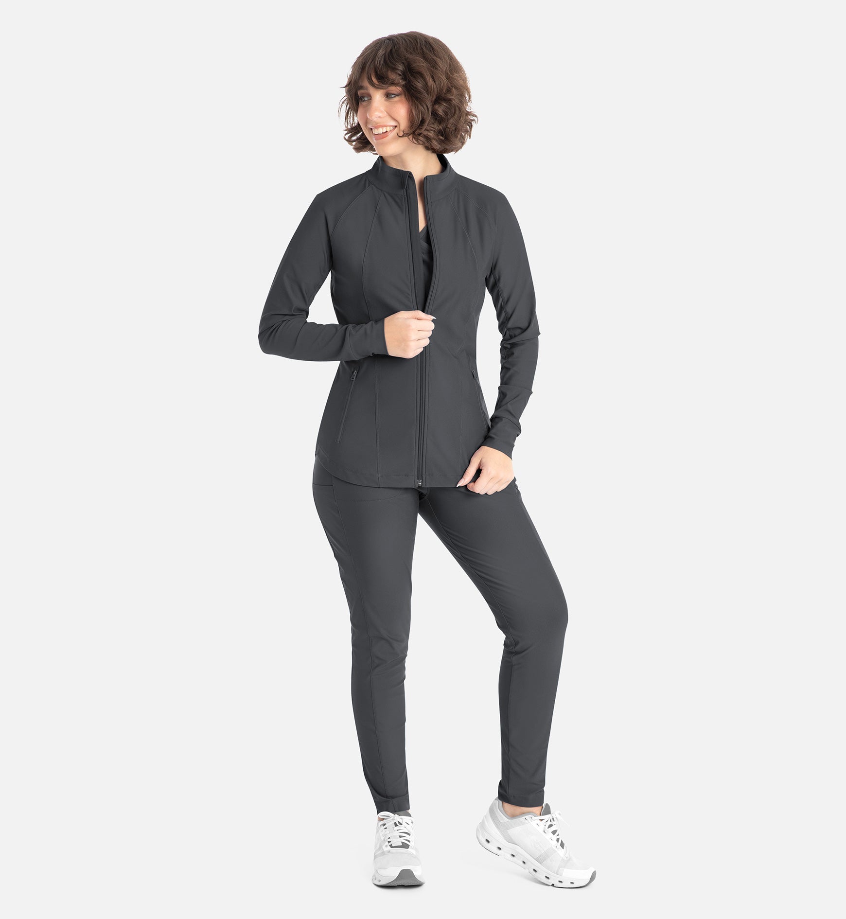 Embrace 2701 Eden Full Zip Track Jacket Pewter