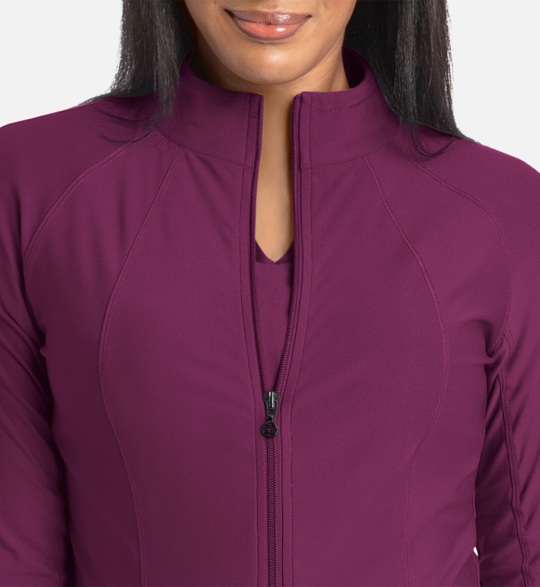Embrace 2701 Eden Full Zip Track Jacket Wine
