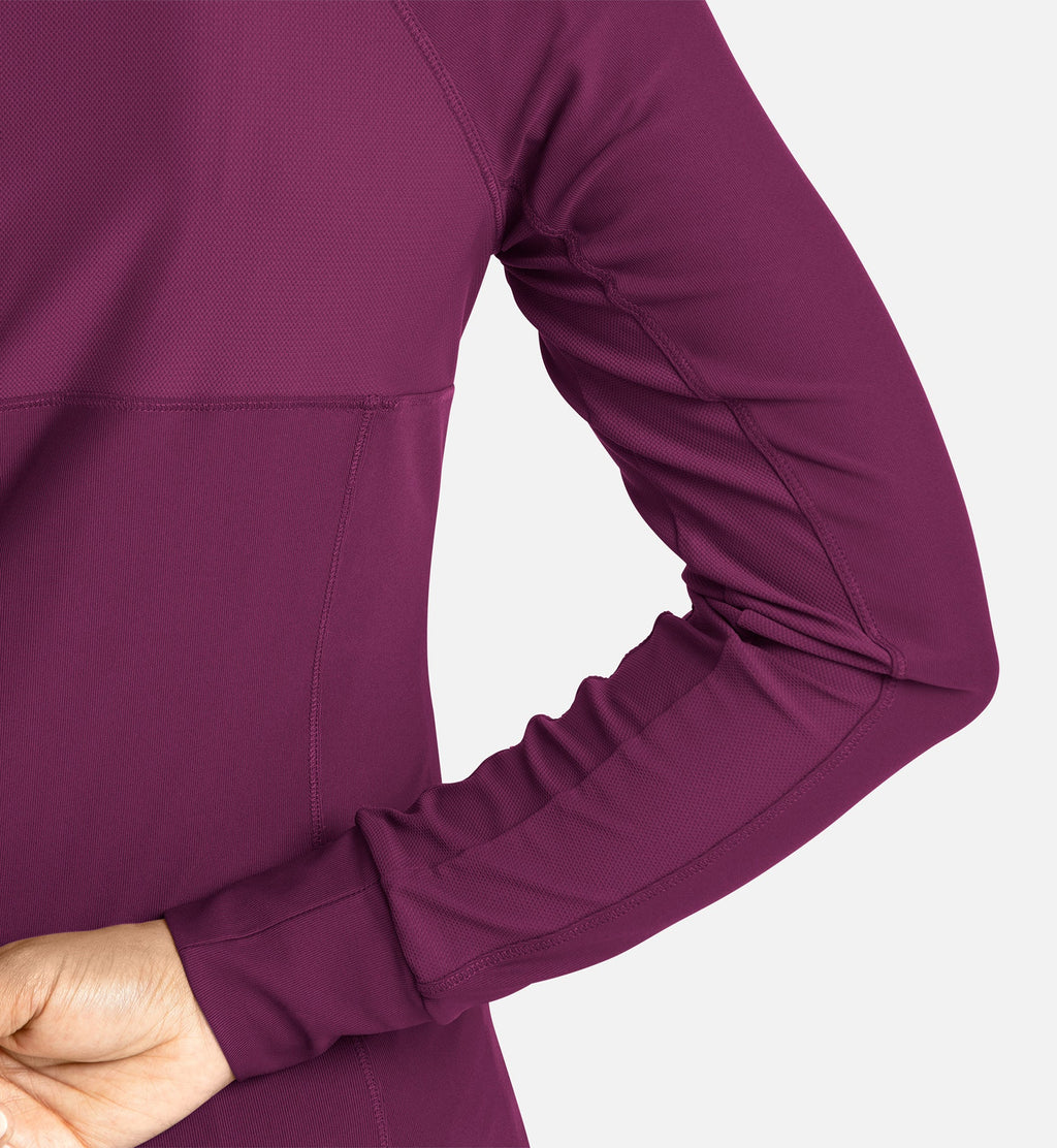 Embrace 2701 Eden Full Zip Track Jacket Wine