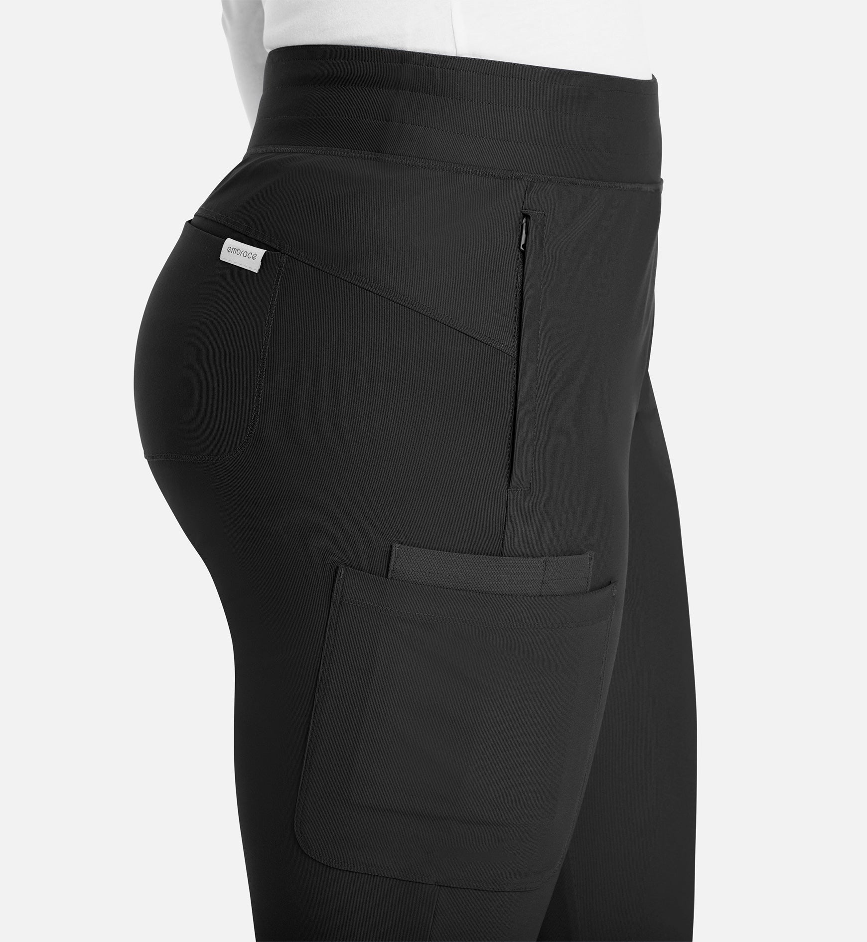 Embrace 2901 Nelly Mid-Rise Jogger Black