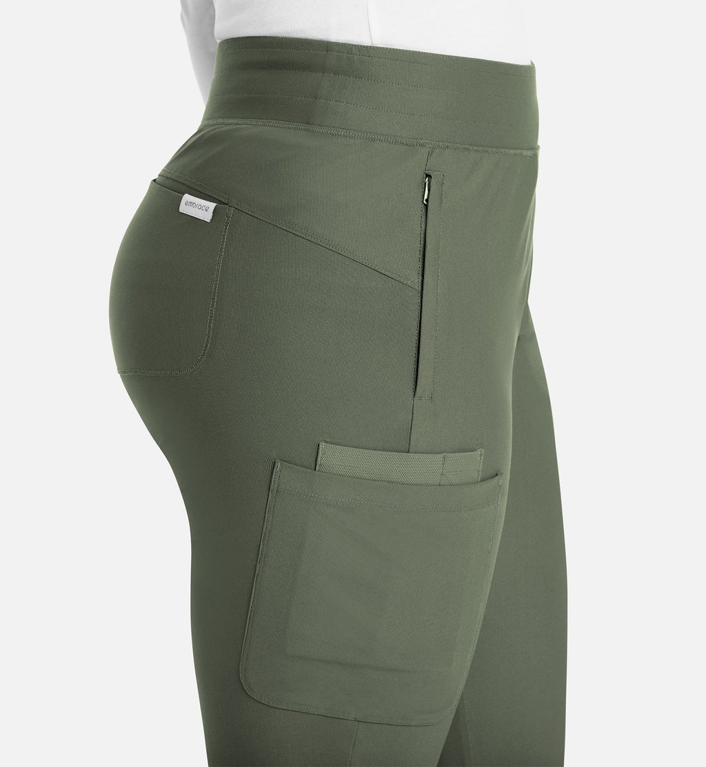 Embrace 2901 Nelly Mid-Rise Jogger Olive