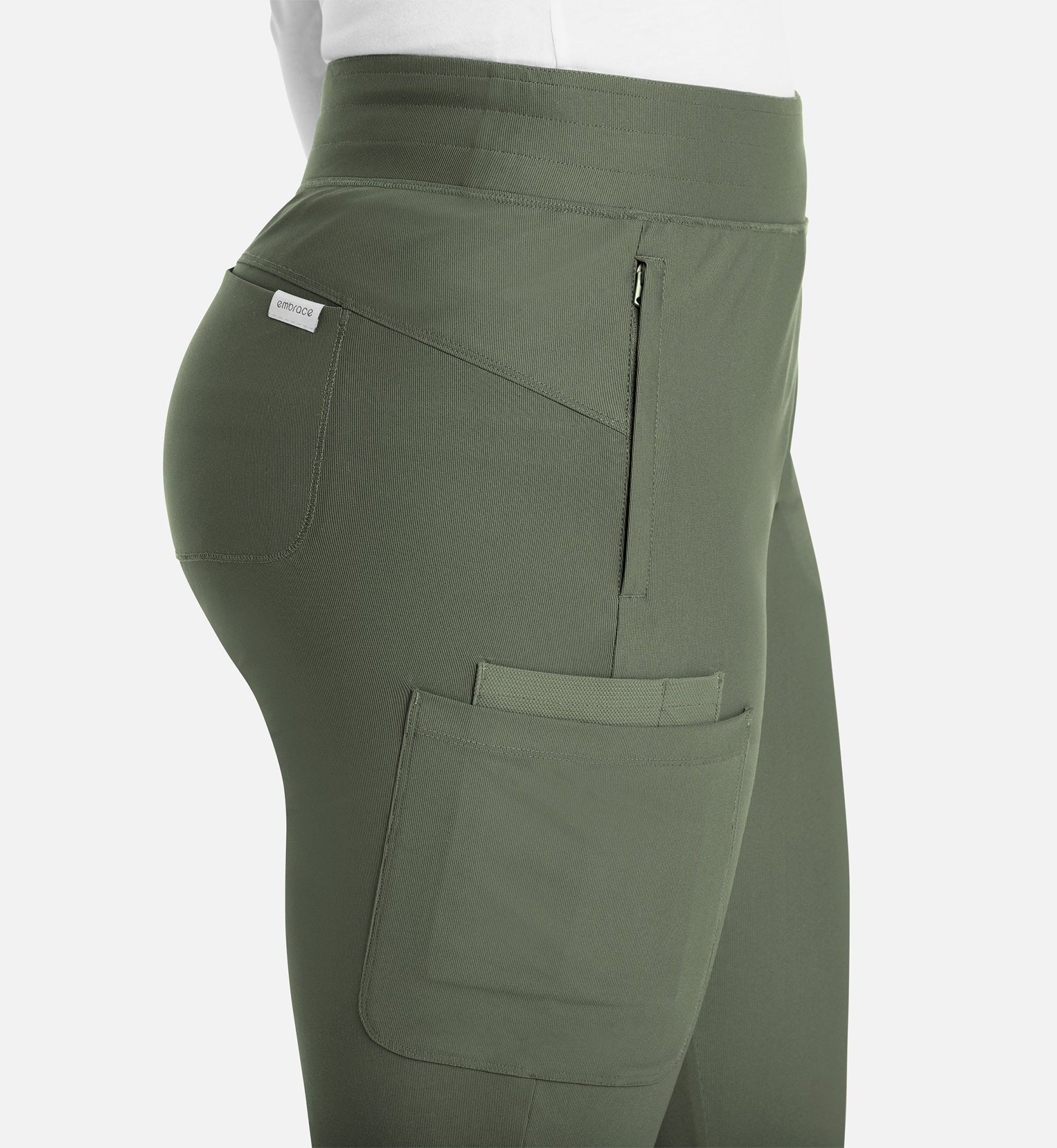 Embrace 2901 Nelly Mid-Rise Jogger Olive