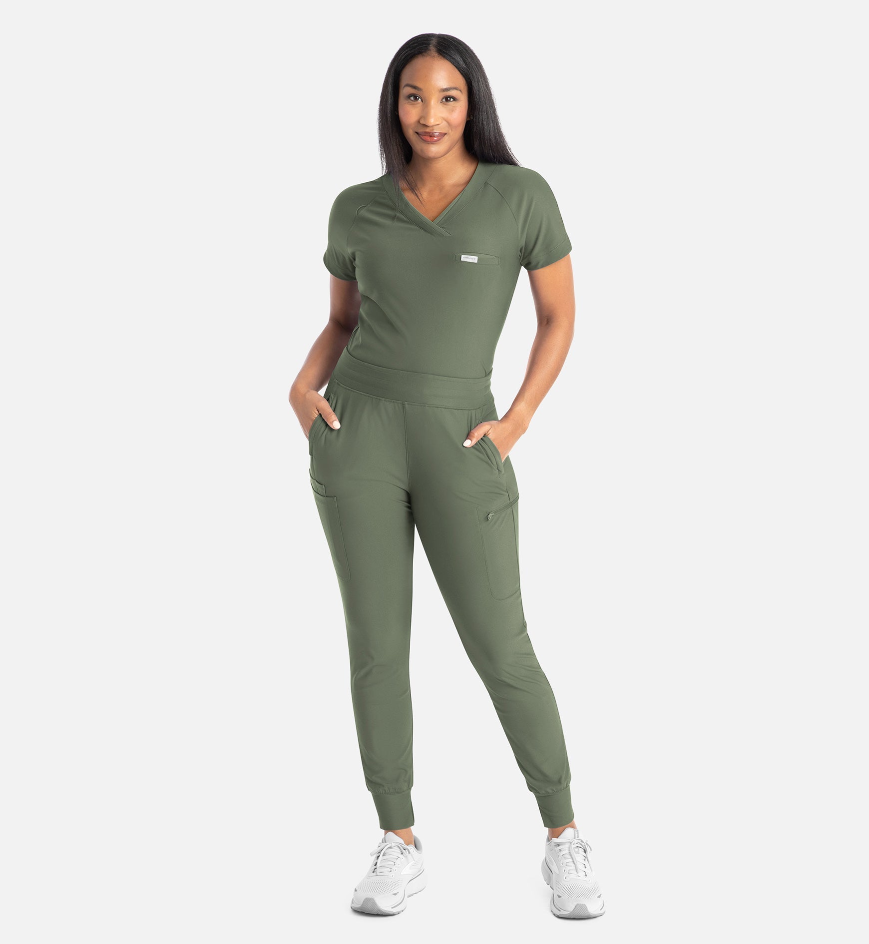 Embrace 2901 Nelly Mid-Rise Jogger Olive