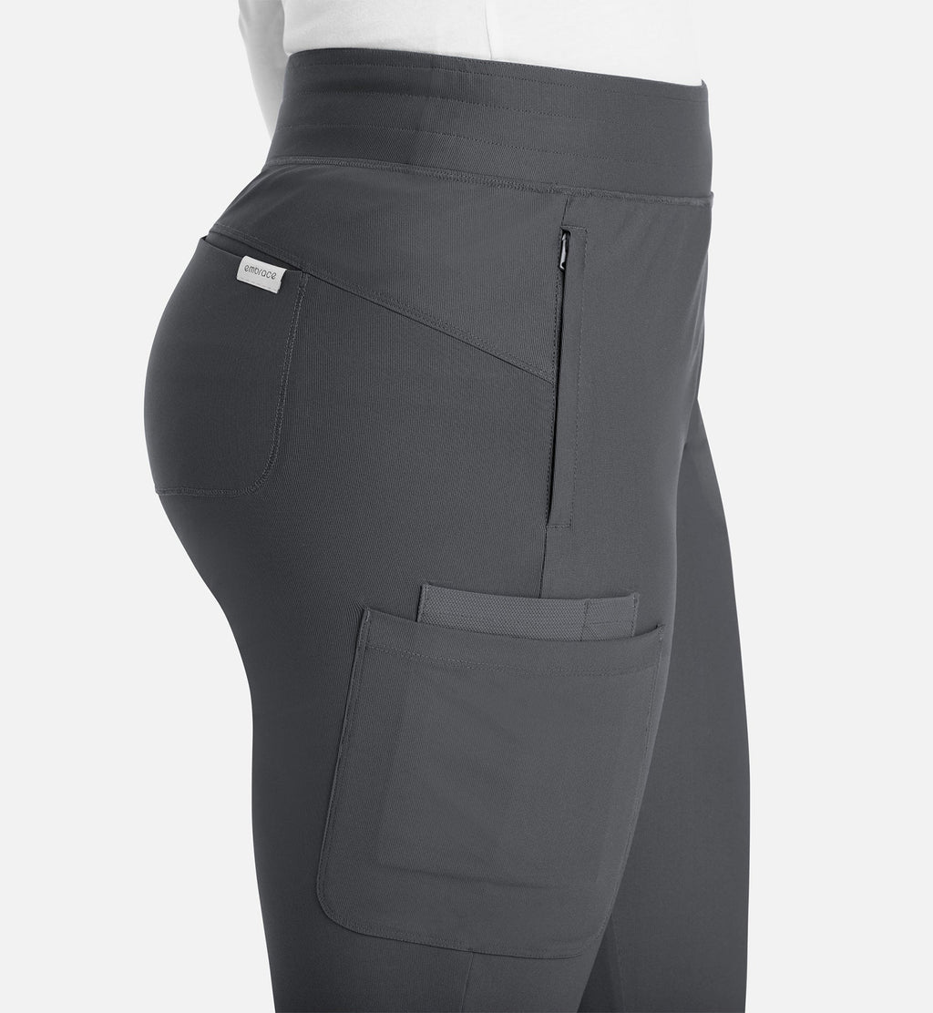 Embrace 2901 Nelly Mid-Rise Jogger Pewter