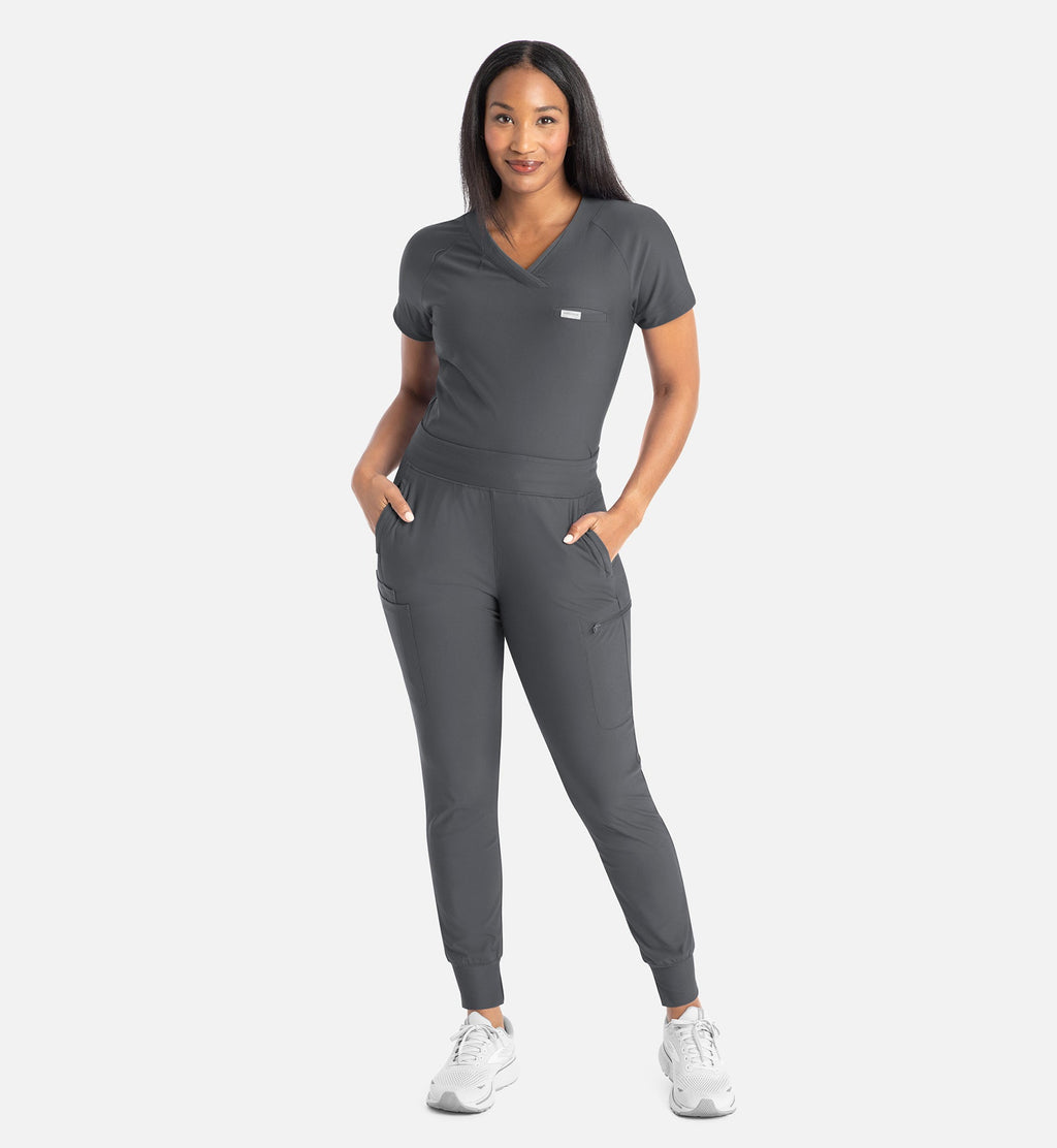 Embrace 2901 Nelly Mid-Rise Jogger Pewter