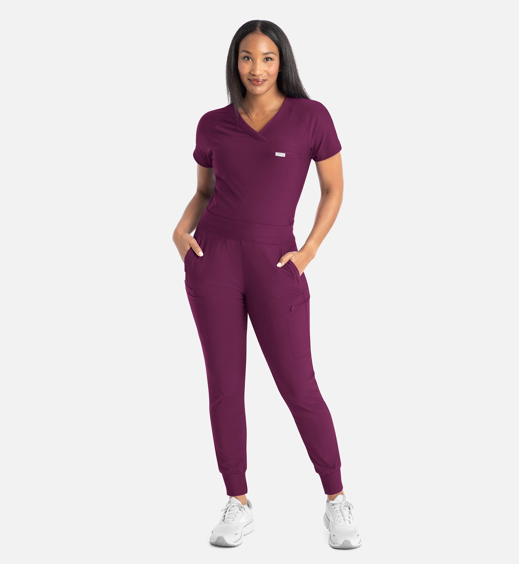 Embrace 2901 Nelly Mid-Rise Jogger Wine