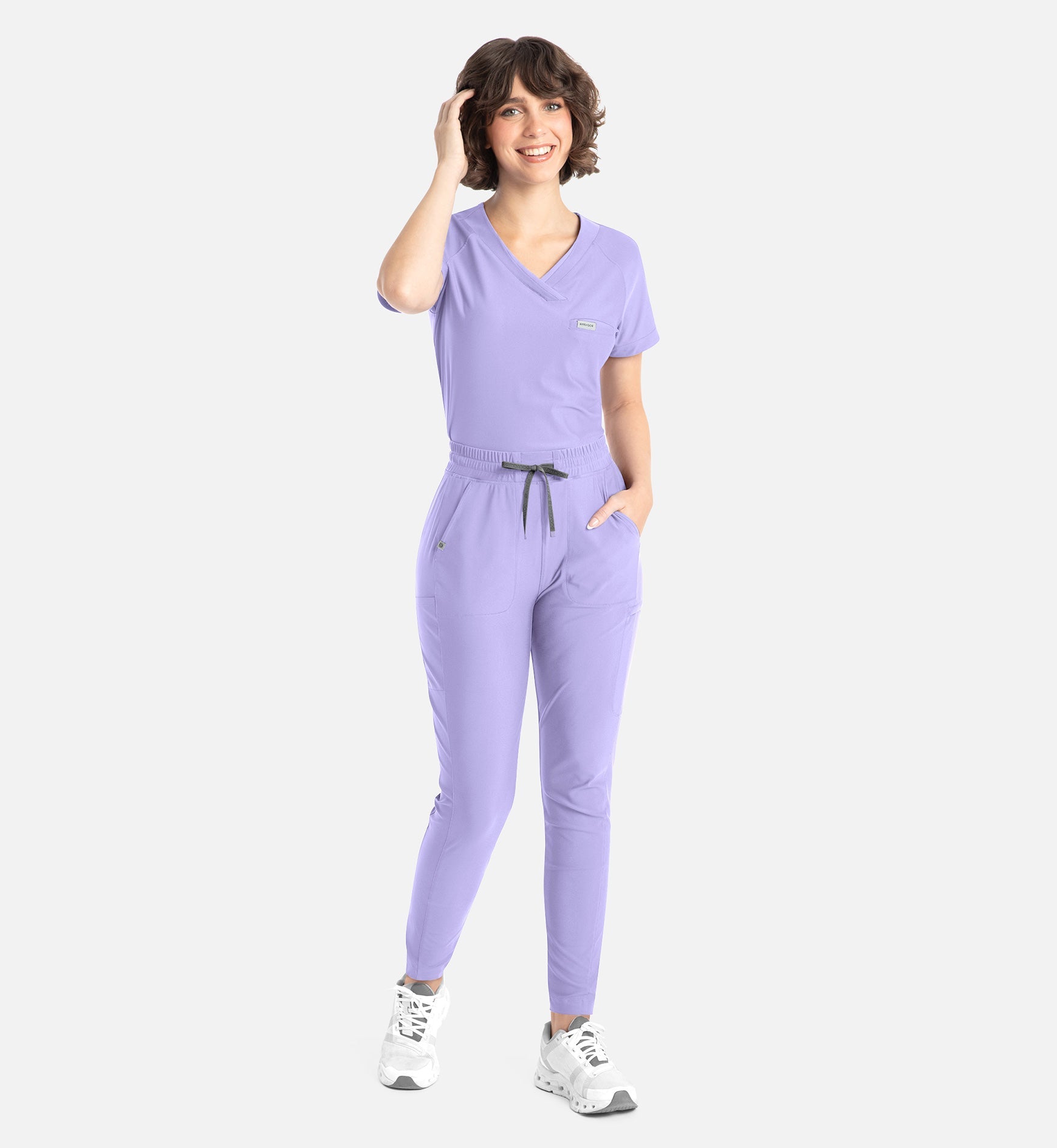 Embrace 2902 Mia Tapered Leg Pant MISTY LILAC