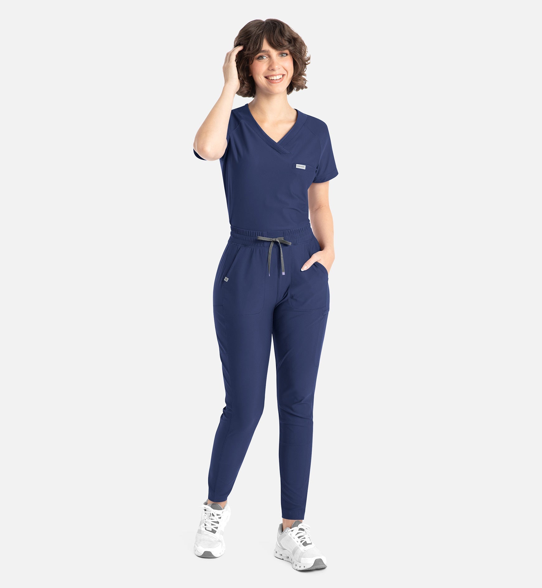 Embrace 2902 Mia Tapered Leg Pant Navy