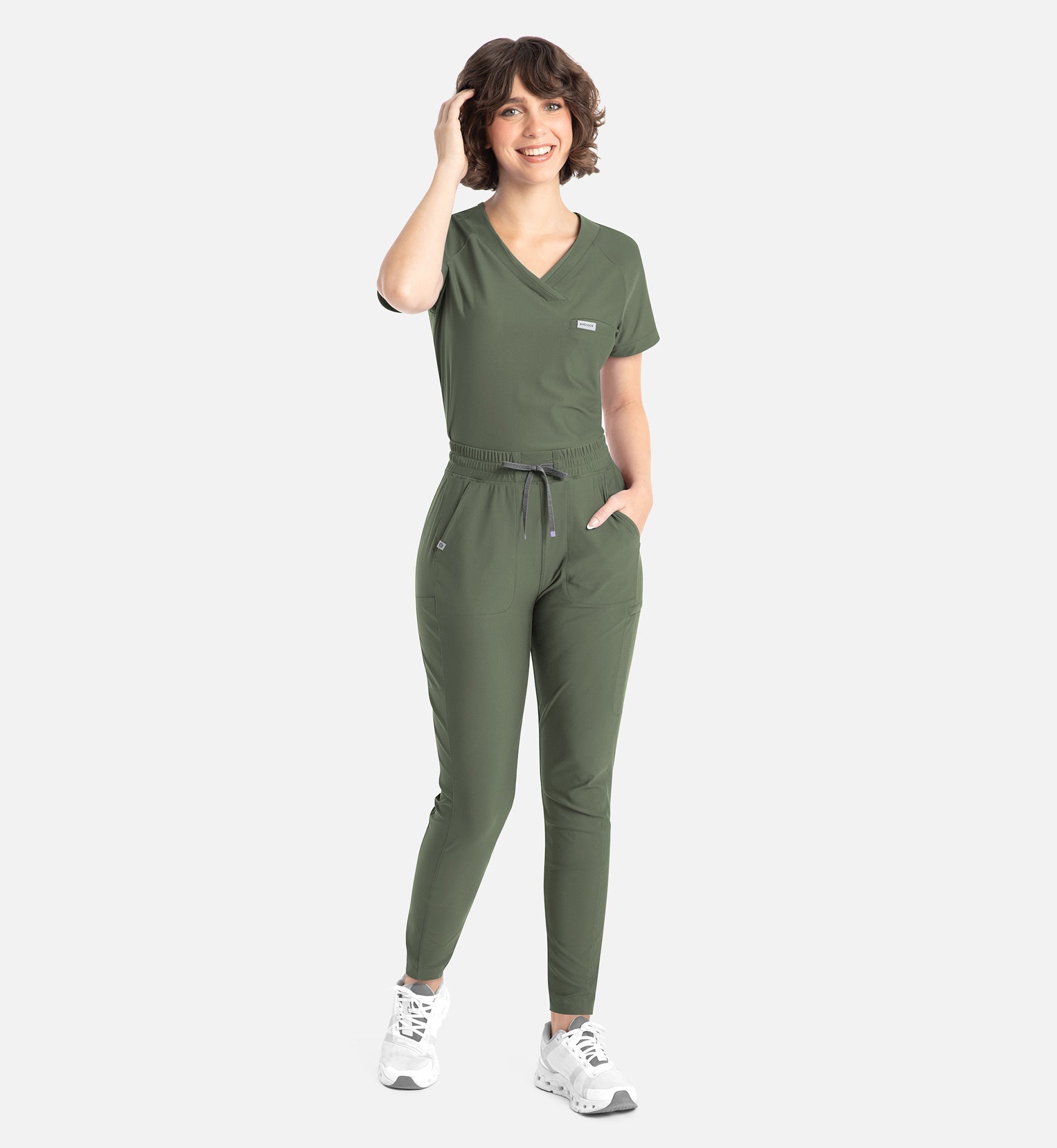 Embrace 2902 Mia Tapered Leg Pant Olive