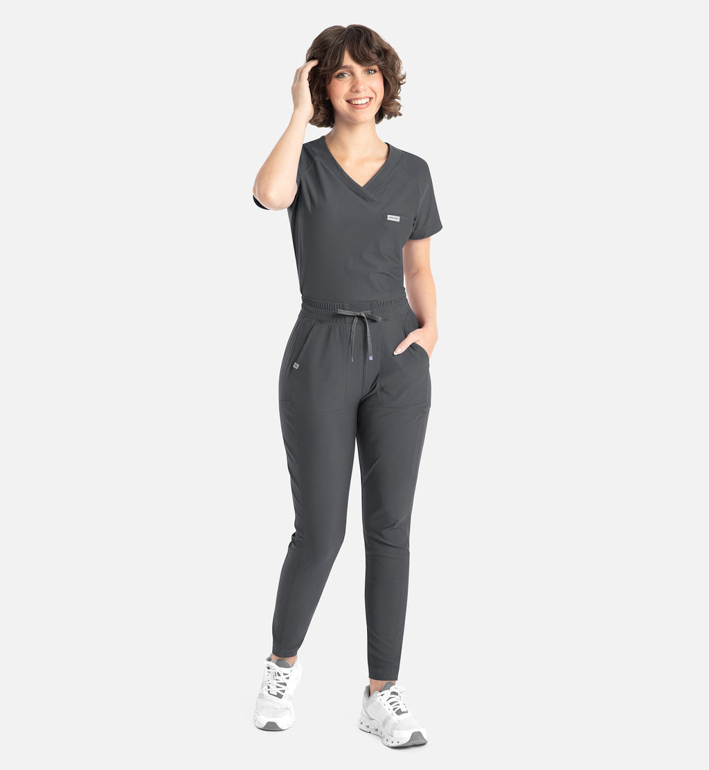 Embrace 2902 Mia Tapered Leg Pant Pewter