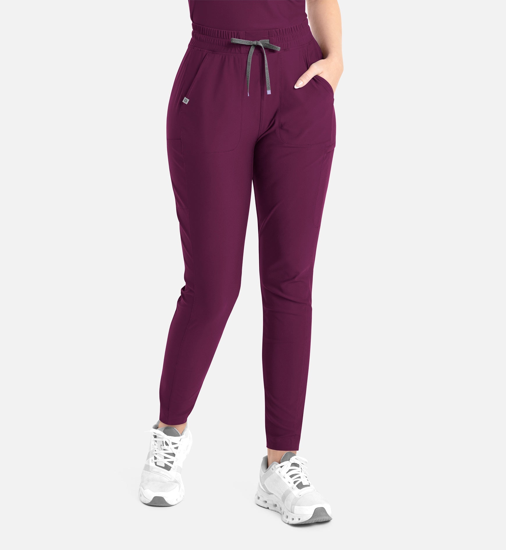 Embrace 2902 Mia Tapered Leg Pant Wine