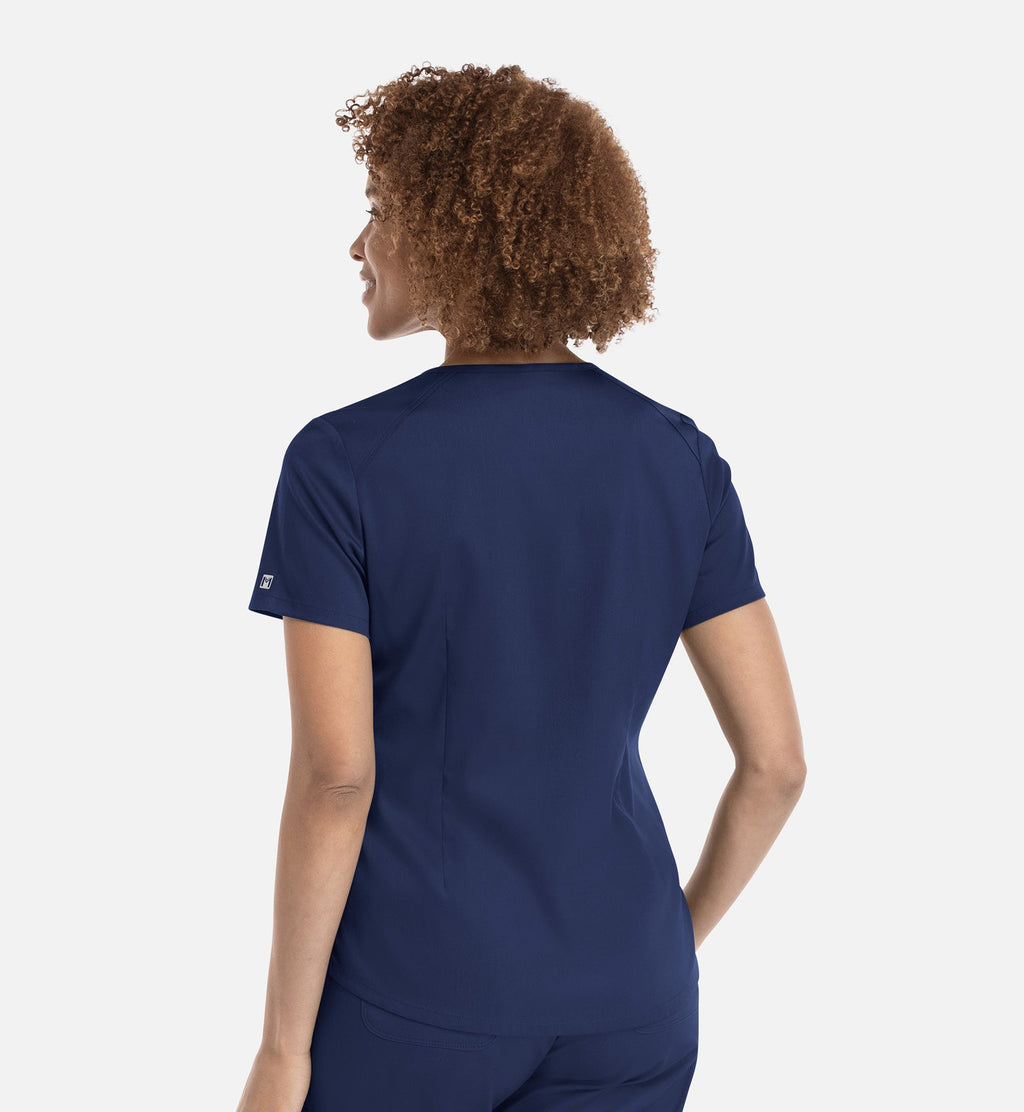 Matrix 3503 Women’s Tuckable V Neck Top  Navy
