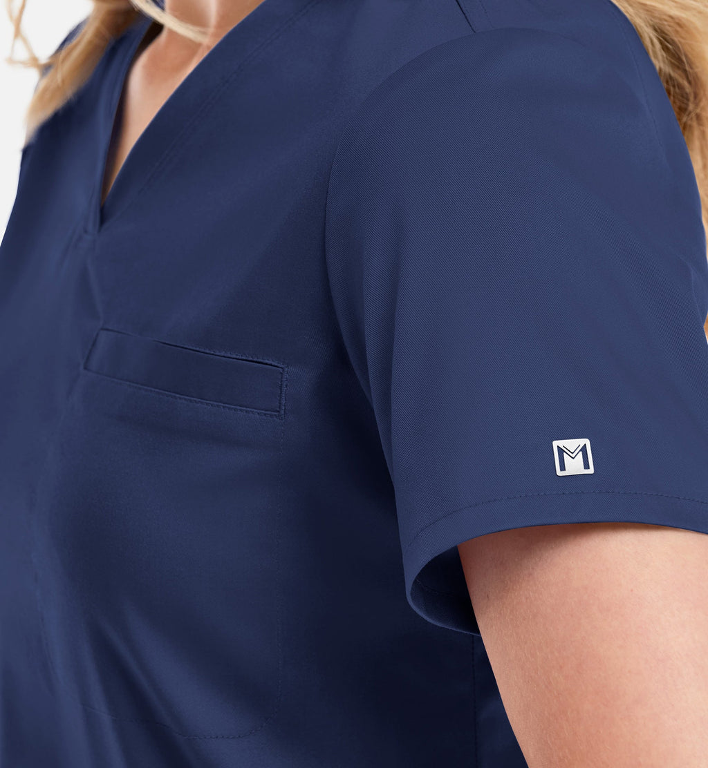 Matrix 3503 Women’s Tuckable V Neck Top  Navy