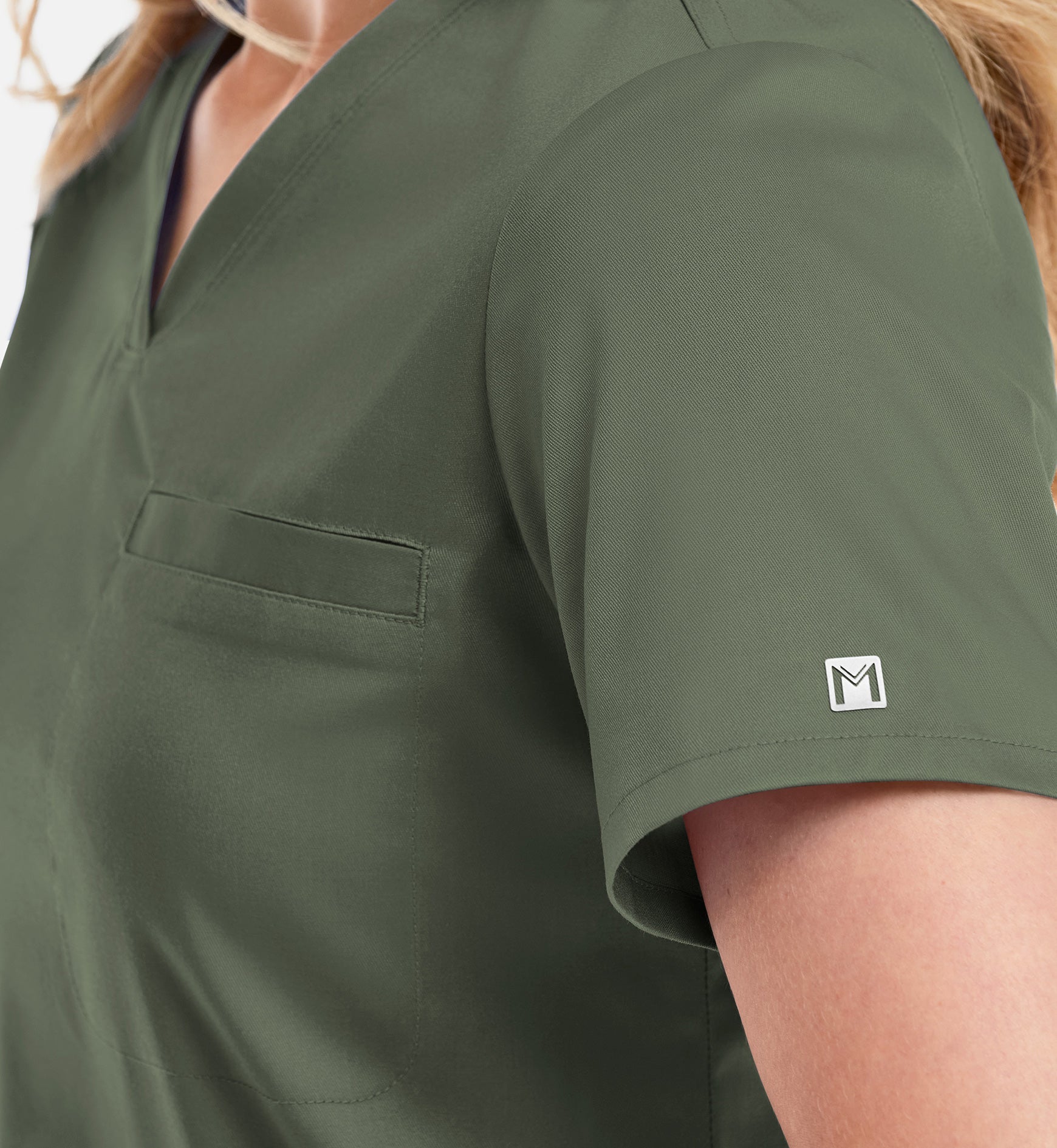 Matrix 3503 Women’s Tuckable V Neck Top  Olive