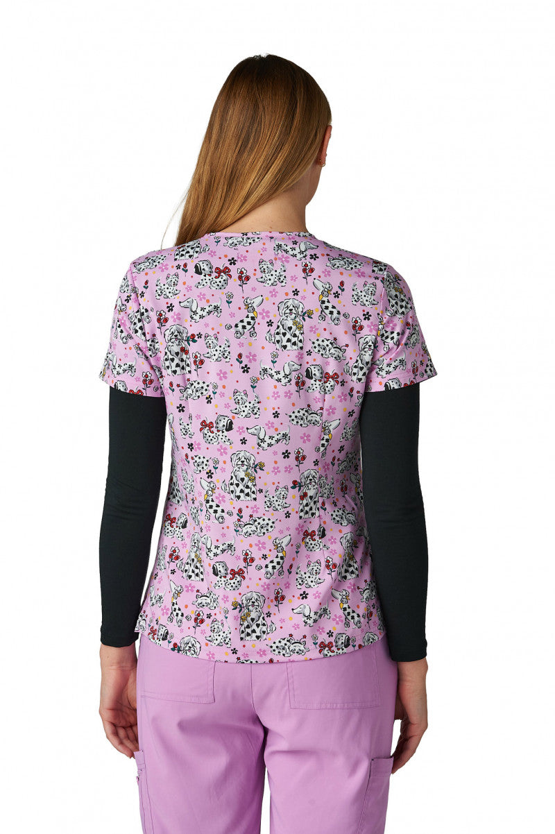 Basics 384PR Leslie Top Doggie Spring Time