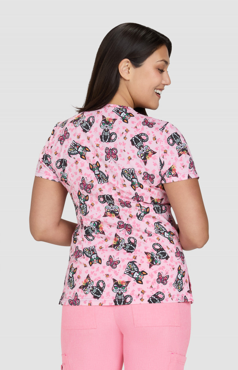 Basics 384PR Leslie Top Sugar Skull Cuties