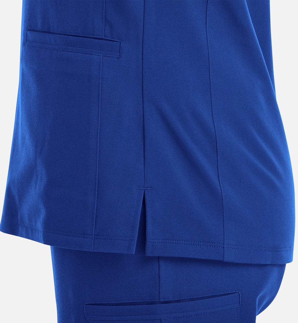 Matrix Pro 3903 Women's Curved V-Neck Top Royal Blue