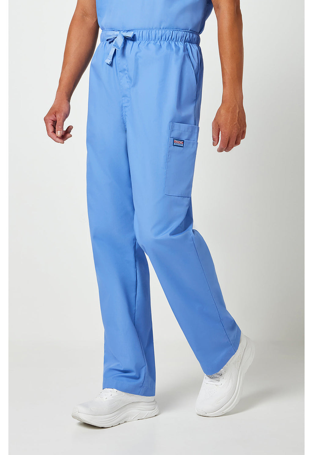 Workwear Originals 4000 Men's Fly Front Cargo Scrub Pants Ciel