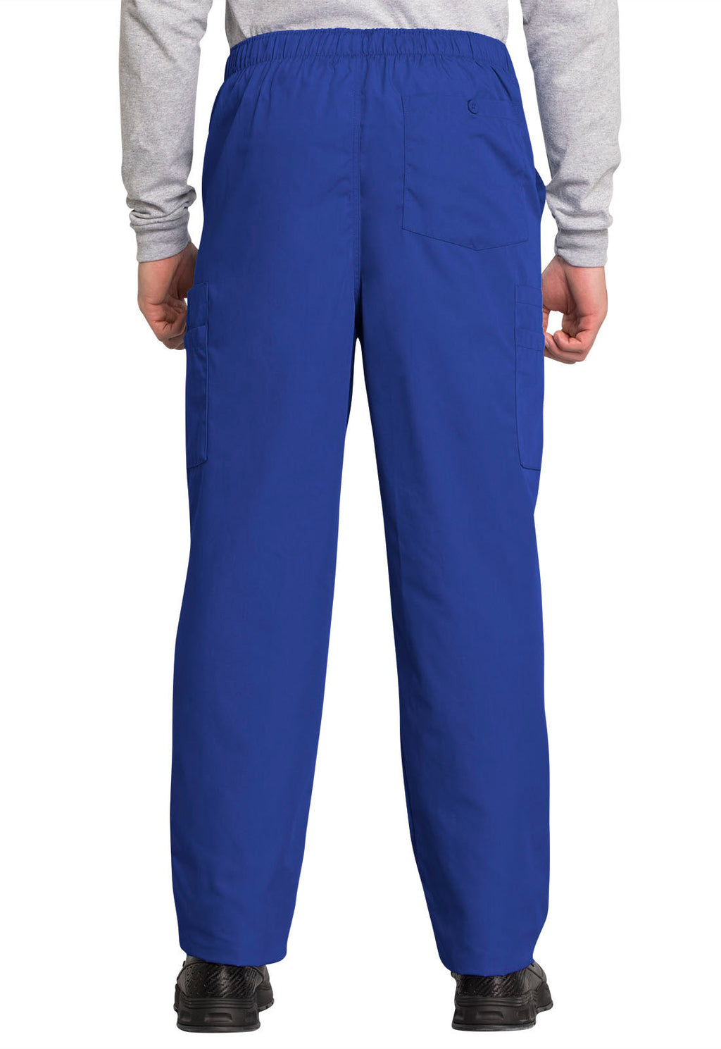 Workwear Originals 4000 Men's Fly Front Cargo Scrub Pants Galaxy Blue