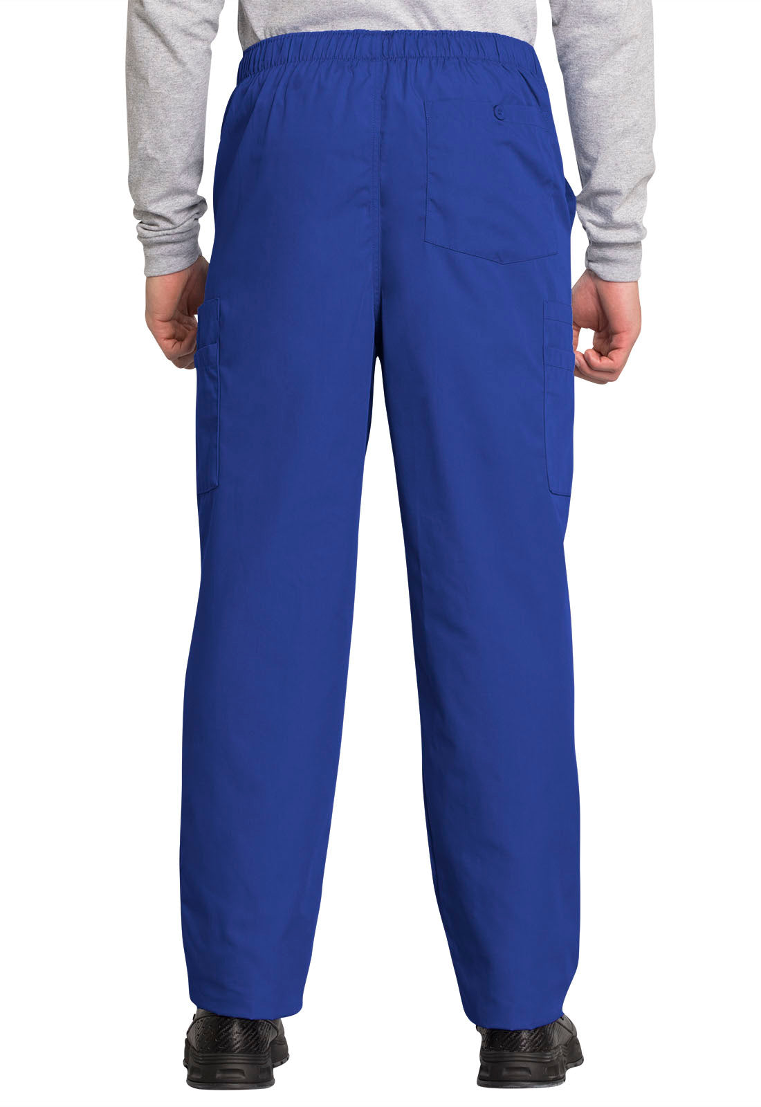 Workwear Originals 4000 Men's Fly Front Cargo Scrub Pants Galaxy Blue
