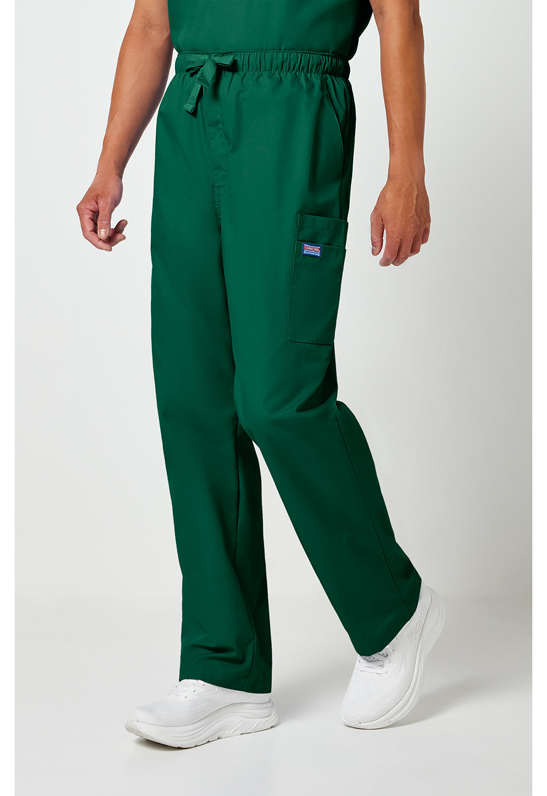 Workwear Originals 4000 Men's Fly Front Cargo Scrub Pants Hunter Green