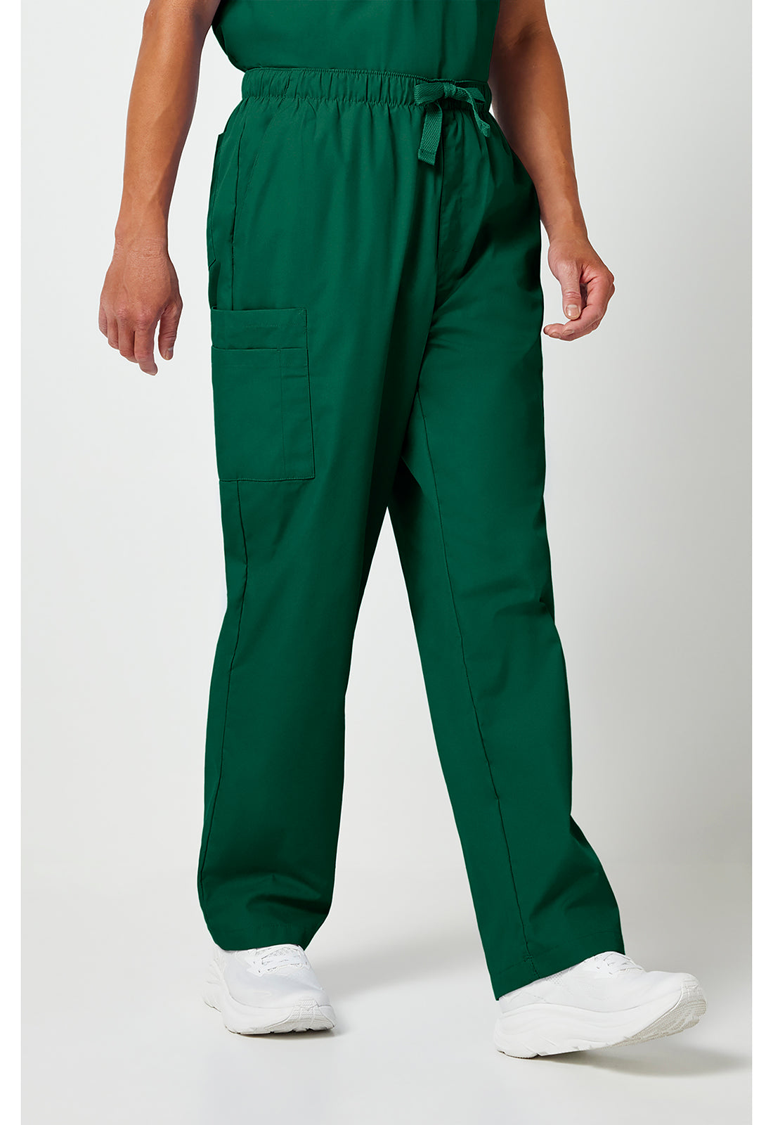 Workwear Originals 4000 Men's Fly Front Cargo Scrub Pants Hunter Green
