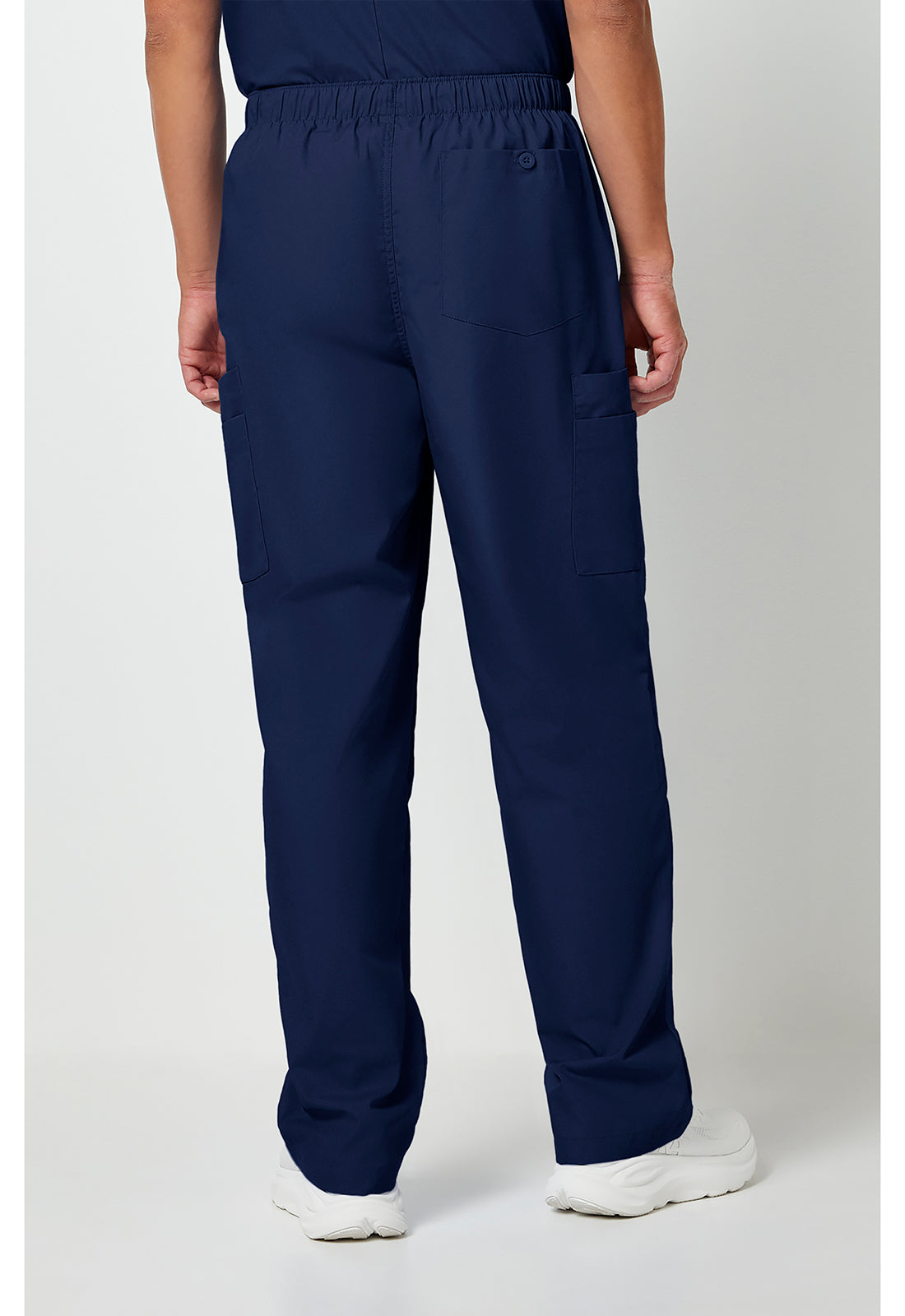 Workwear Originals 4000 Men's Fly Front Cargo Scrub Pants Navy