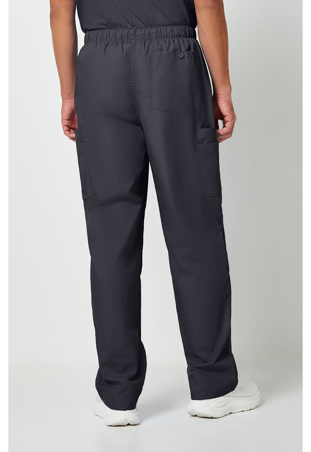 Workwear Originals 4000 Men's Fly Front Cargo Scrub Pants Pewter