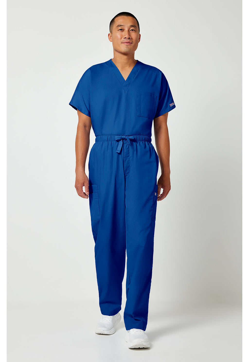 Workwear Originals 4000 Men's Fly Front Cargo Scrub Pants Royal
