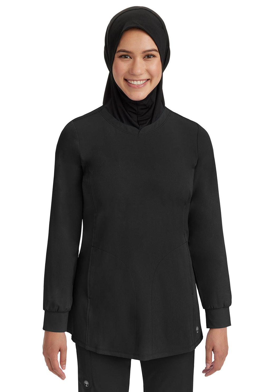 HH Works 4001 Women's Fatima Scrub Top Black