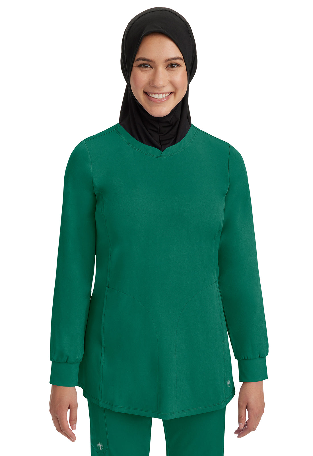 HH Works 4001 Women's Fatima Scrub Top Hunter