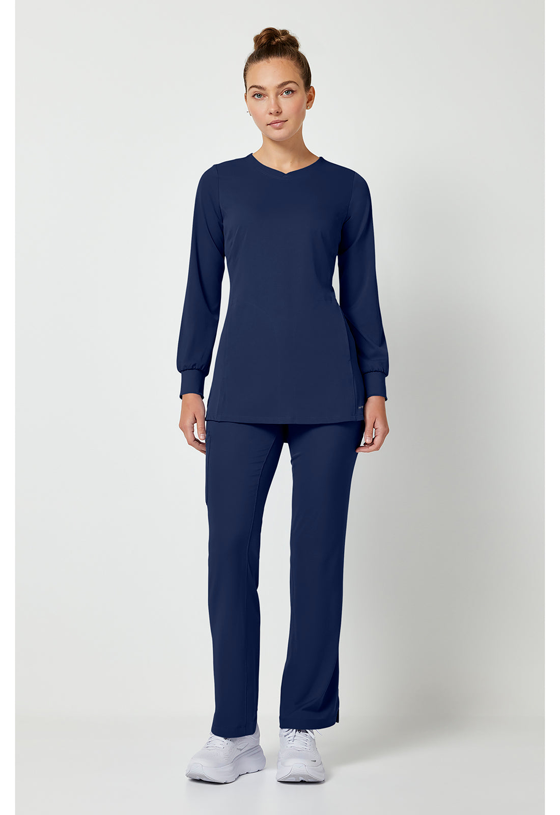 HH Works 4001 Women's Fatima Scrub Top Navy