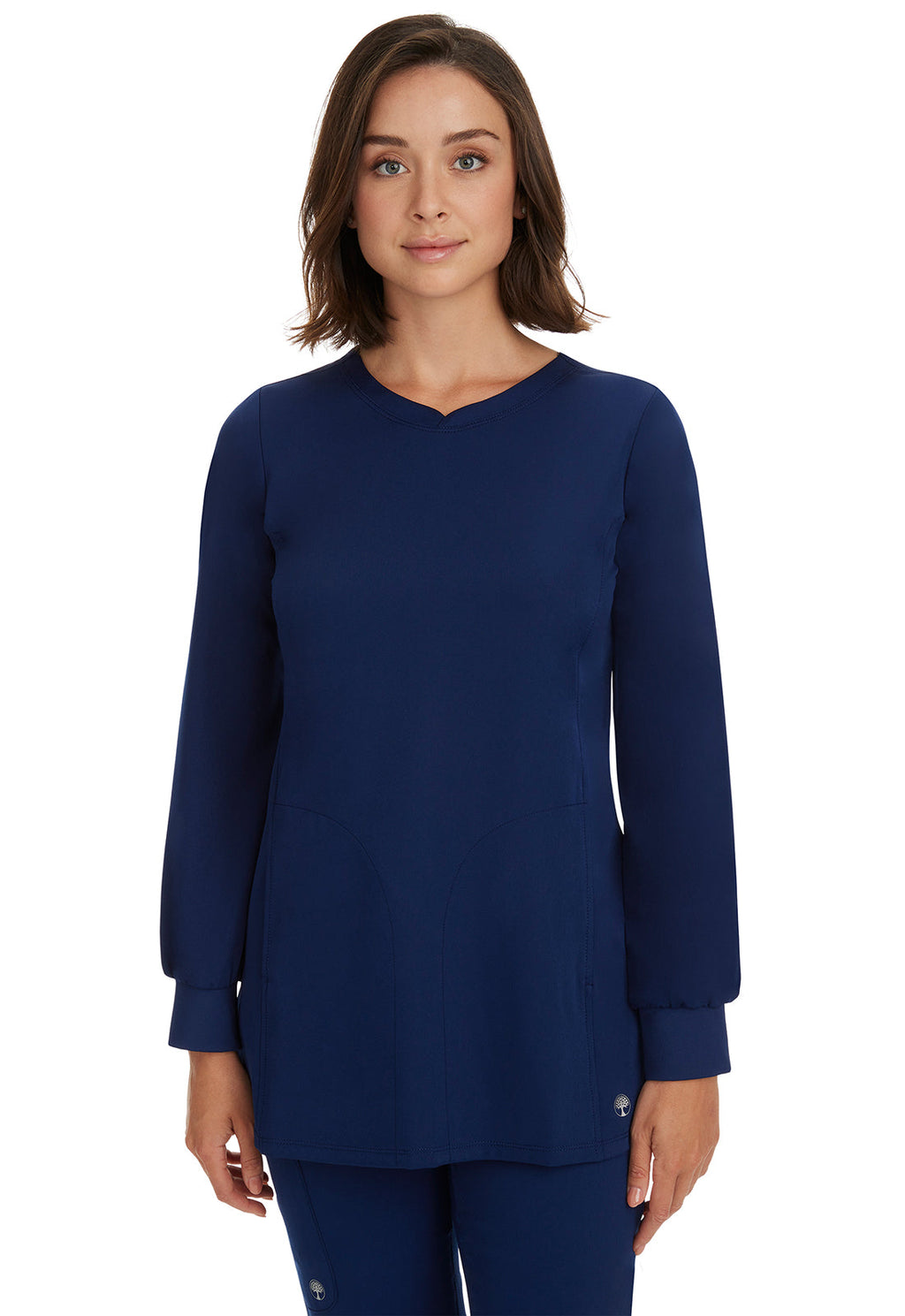 HH Works 4001 Women's Fatima Scrub Top Navy