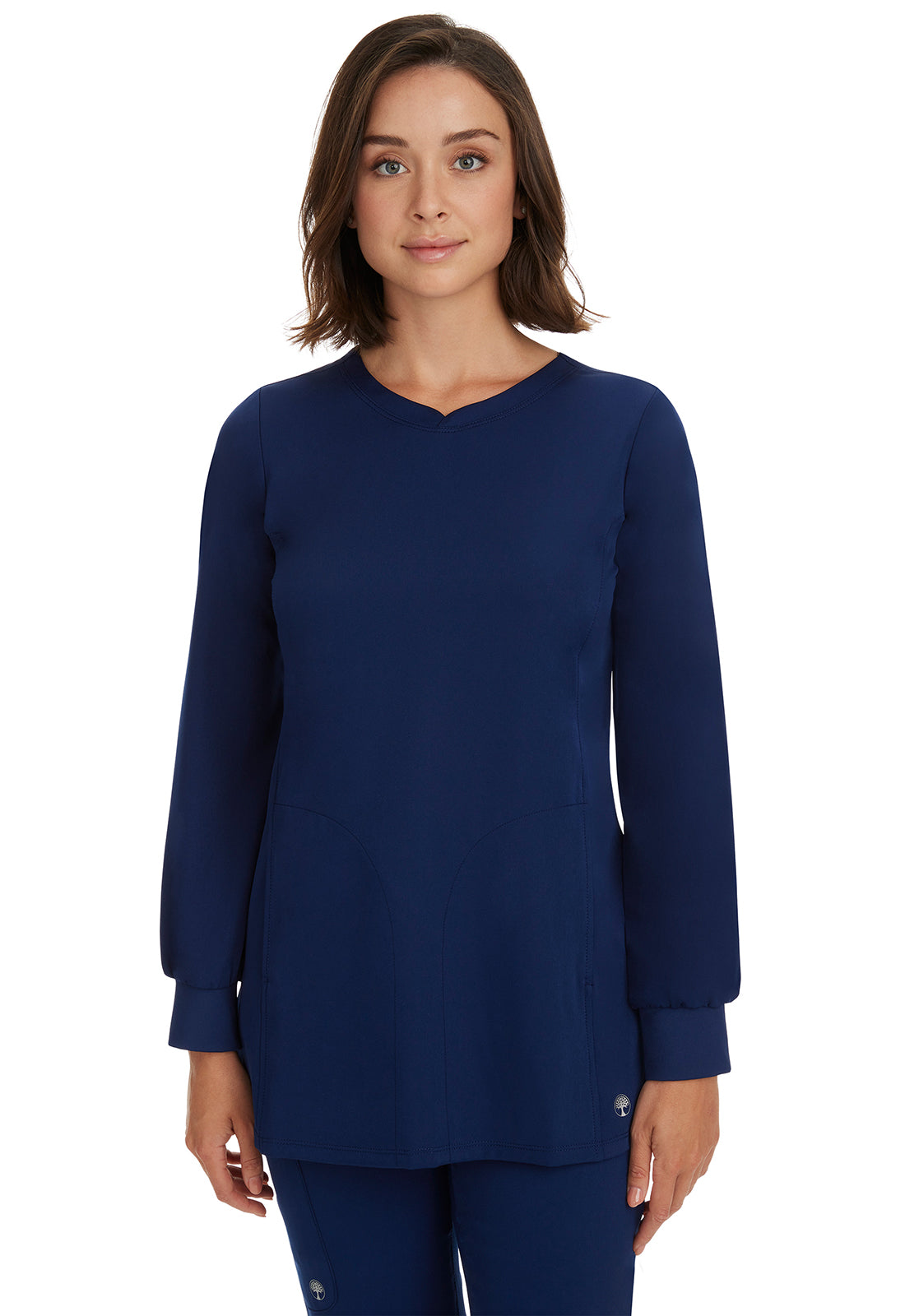 HH Works 4001 Women's Fatima Scrub Top Navy