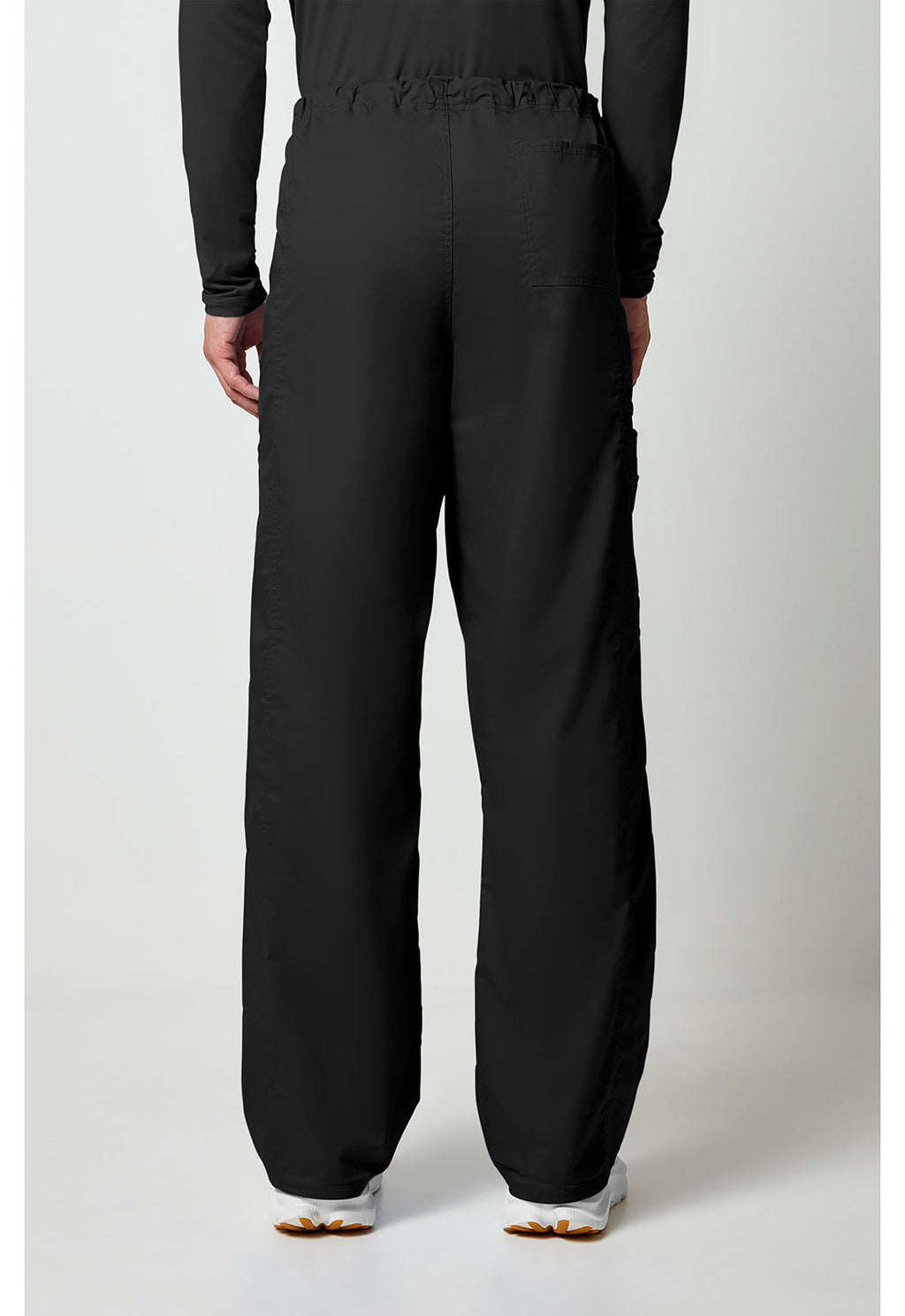 Workwear Core Stretch 4043 Unisex Unisex Drawstring Cargo Scrub Pants Black