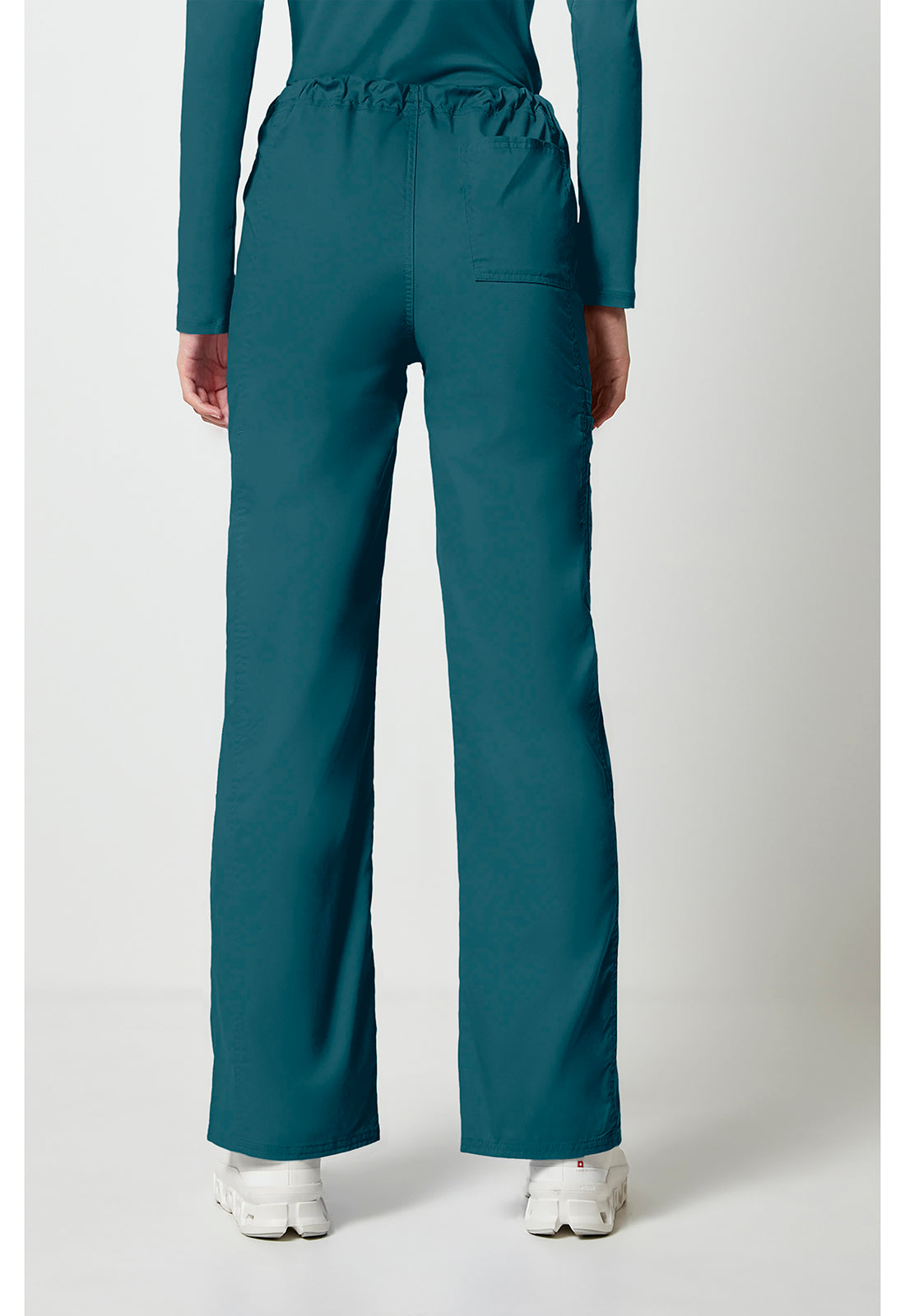 Workwear Core Stretch 4043 Unisex Unisex Drawstring Cargo Scrub Pants Caribbean Blue
