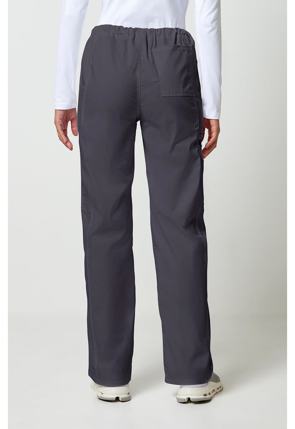 Workwear Core Stretch 4043 Unisex Unisex Drawstring Cargo Scrub Pants Pewter
