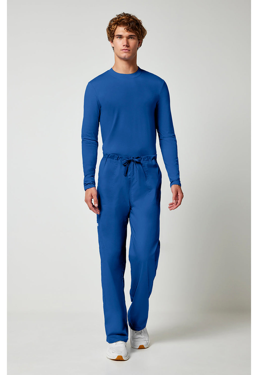 Workwear Core Stretch 4043 Unisex Unisex Drawstring Cargo Scrub Pants Royal