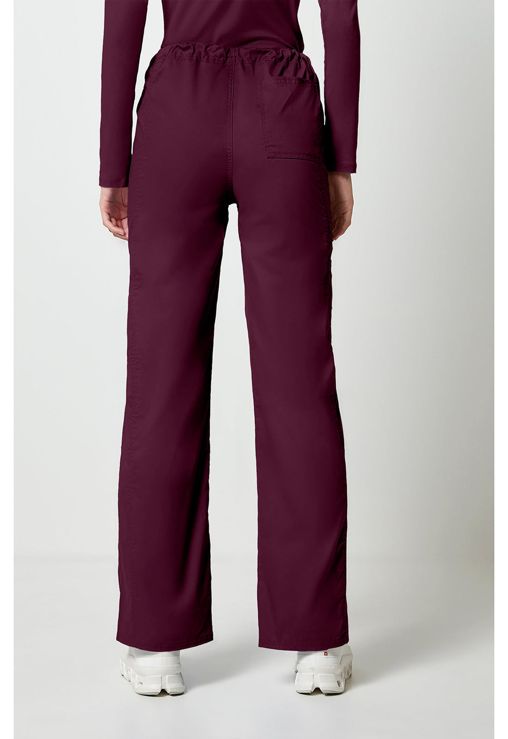 Workwear Core Stretch 4043 Unisex Unisex Drawstring Cargo Scrub Pants Wine