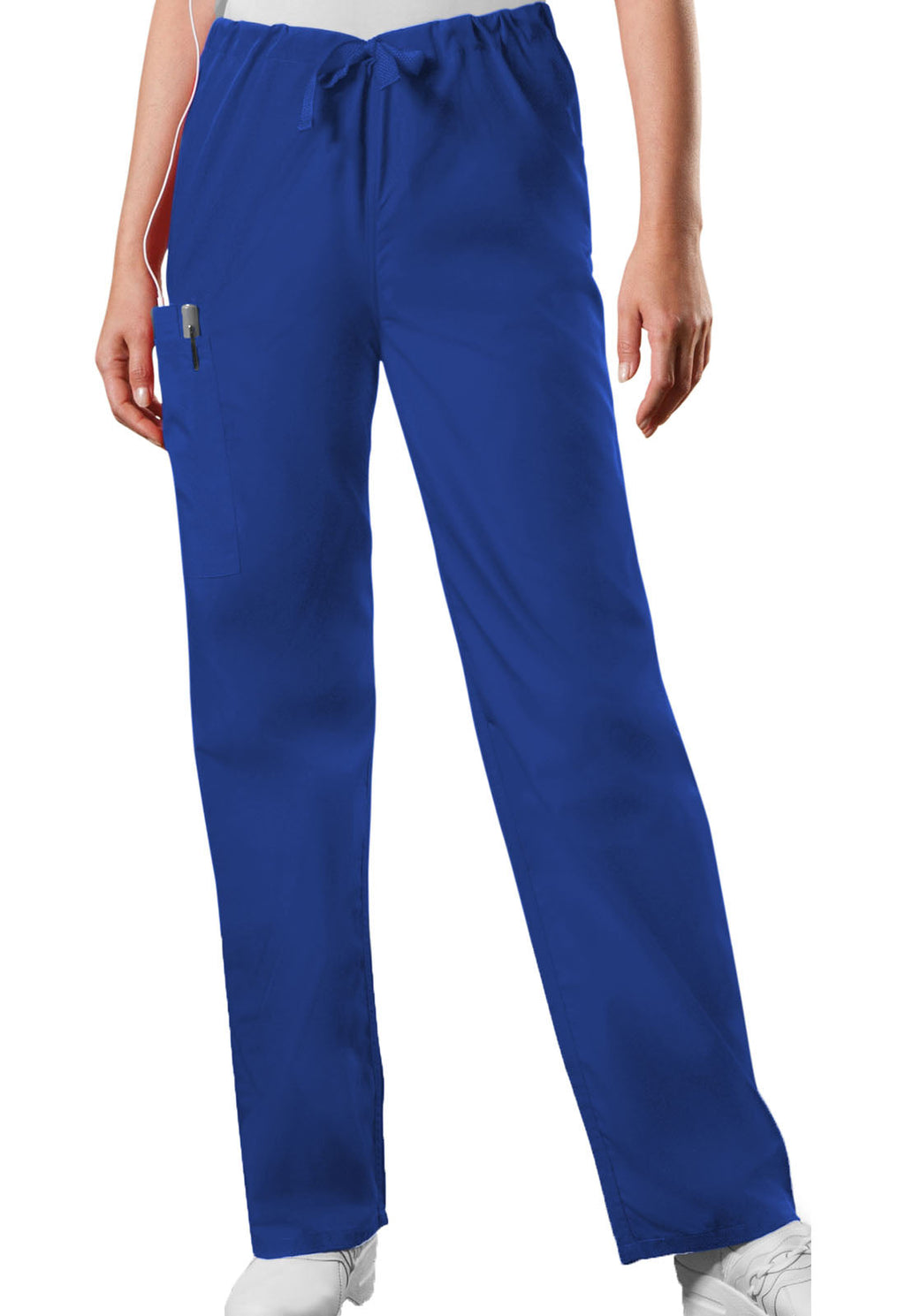 Workwear Originals 4100 Unisex Unisex Drawstring Cargo Scrub Pants Galaxy Blue