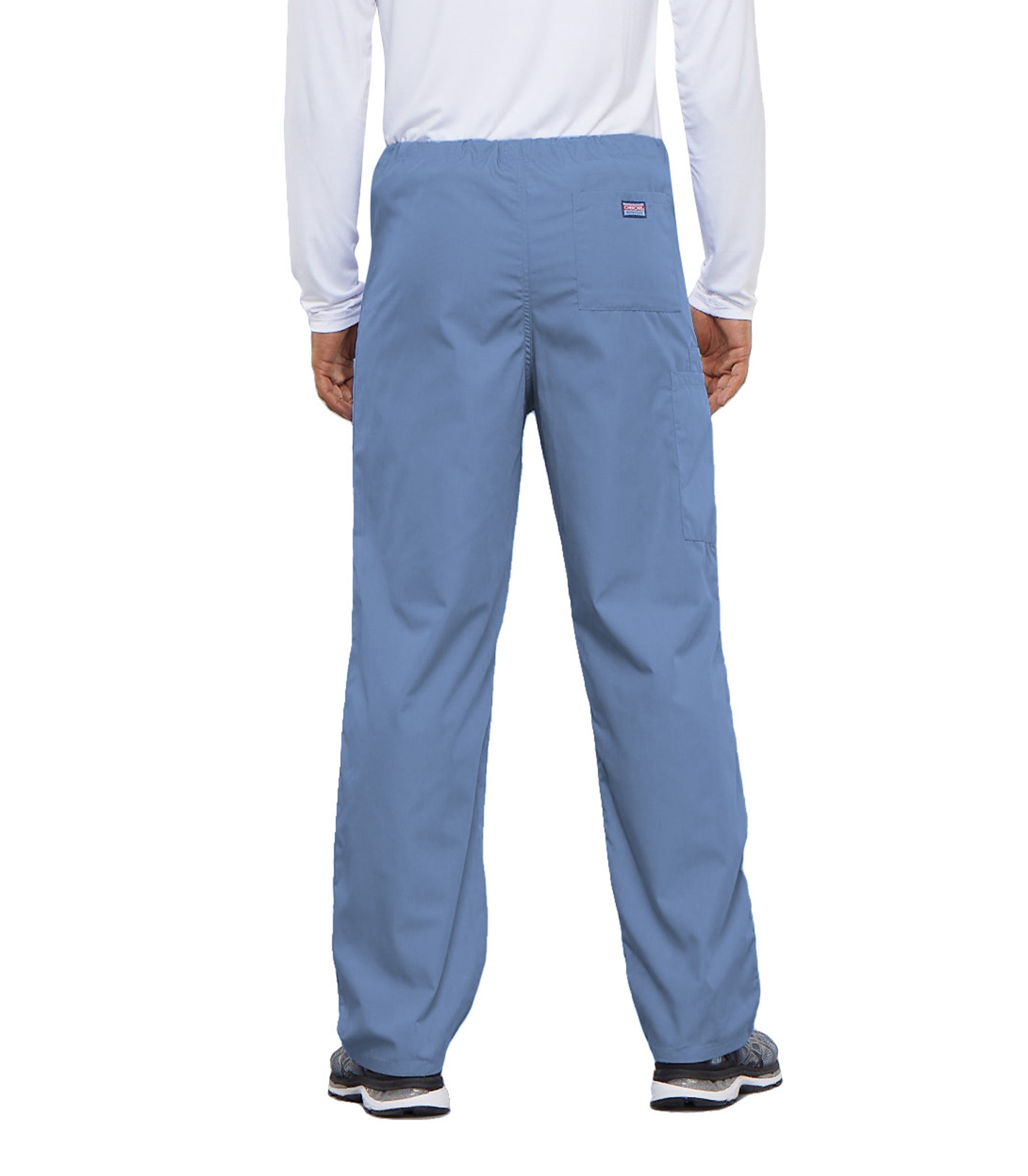 Workwear Originals 4100 Unisex Unisex Drawstring Cargo Scrub Pants Ciel
