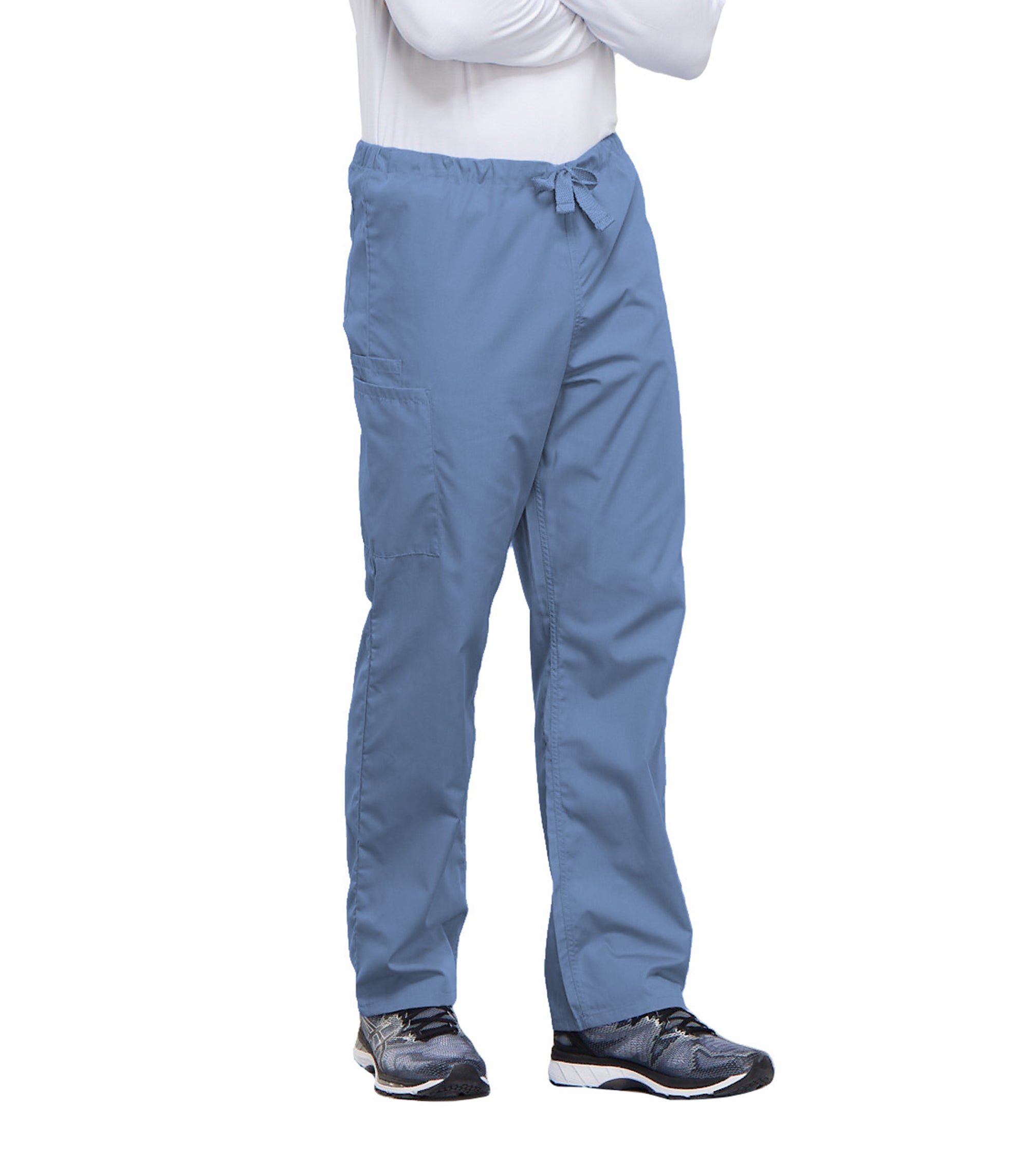 Workwear Originals 4100 Unisex Unisex Drawstring Cargo Scrub Pants Ciel